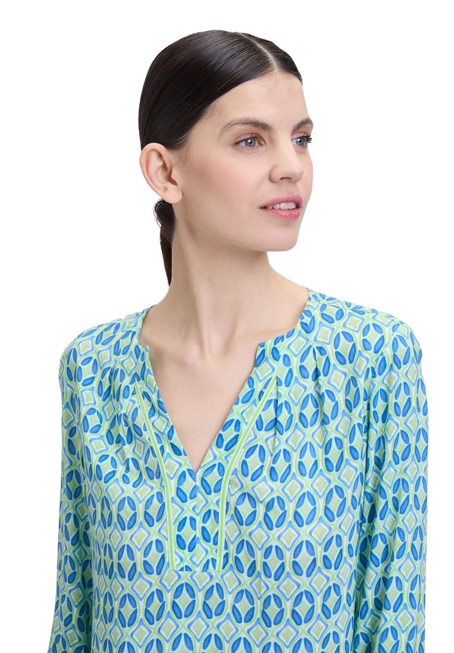 Cartoon Schlupfbluse Damen mit Muster
