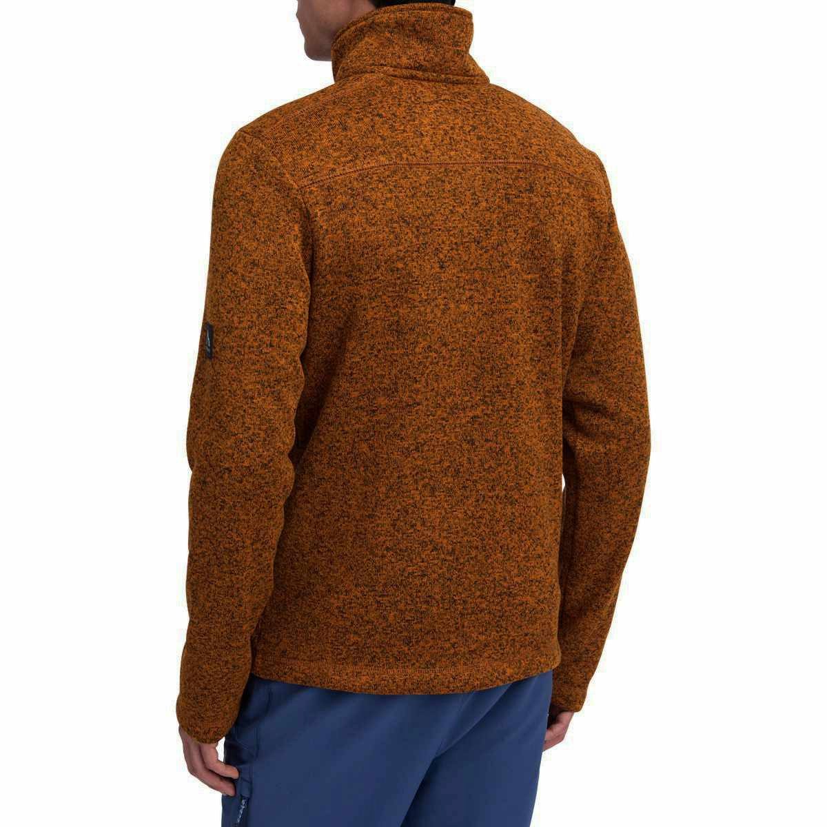 McKINLEY Fleecejacke He.-Unterjacke Rubin III M MELANGE/BROWN DARK – Bild 5 von 5