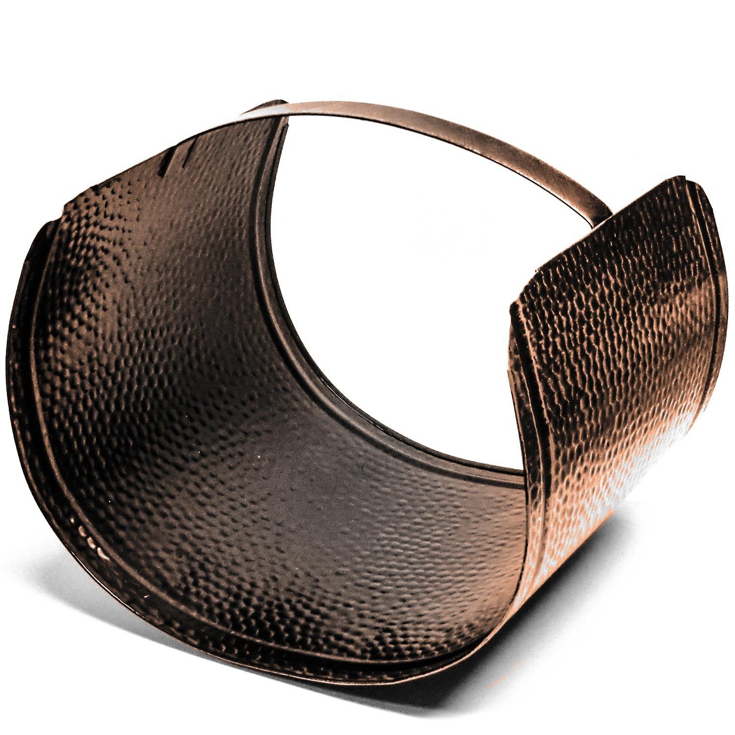 Landshop24 Kaminholzkorb Holzträger Kaminkorb Holztrage kupfer-schwarz (Sta günstig online kaufen