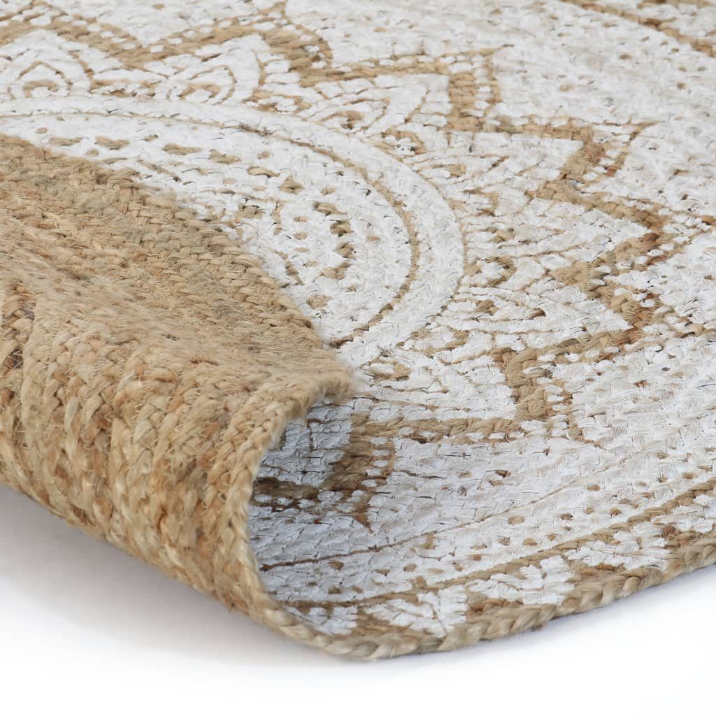 furnicato Teppich Jute Geflochten Bedruckt 180 günstig online kaufen
