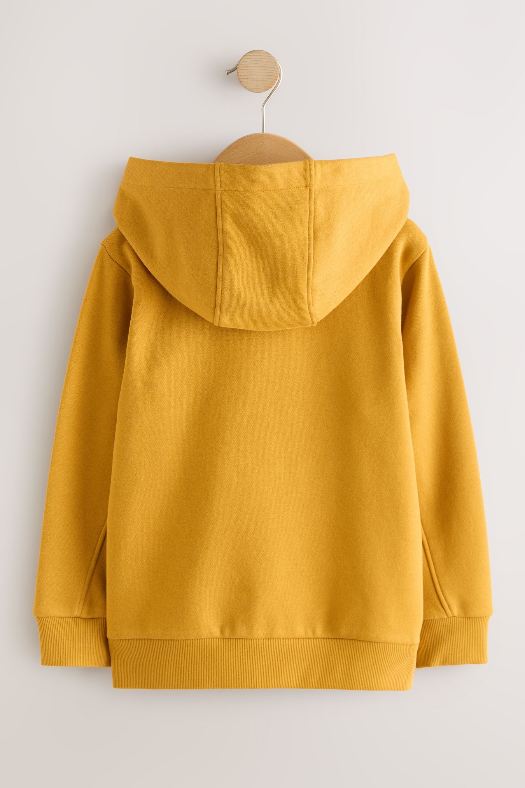 Next Hoodie Einfarbige Kapuzenjacke mit Reißverschluss (1-tlg)