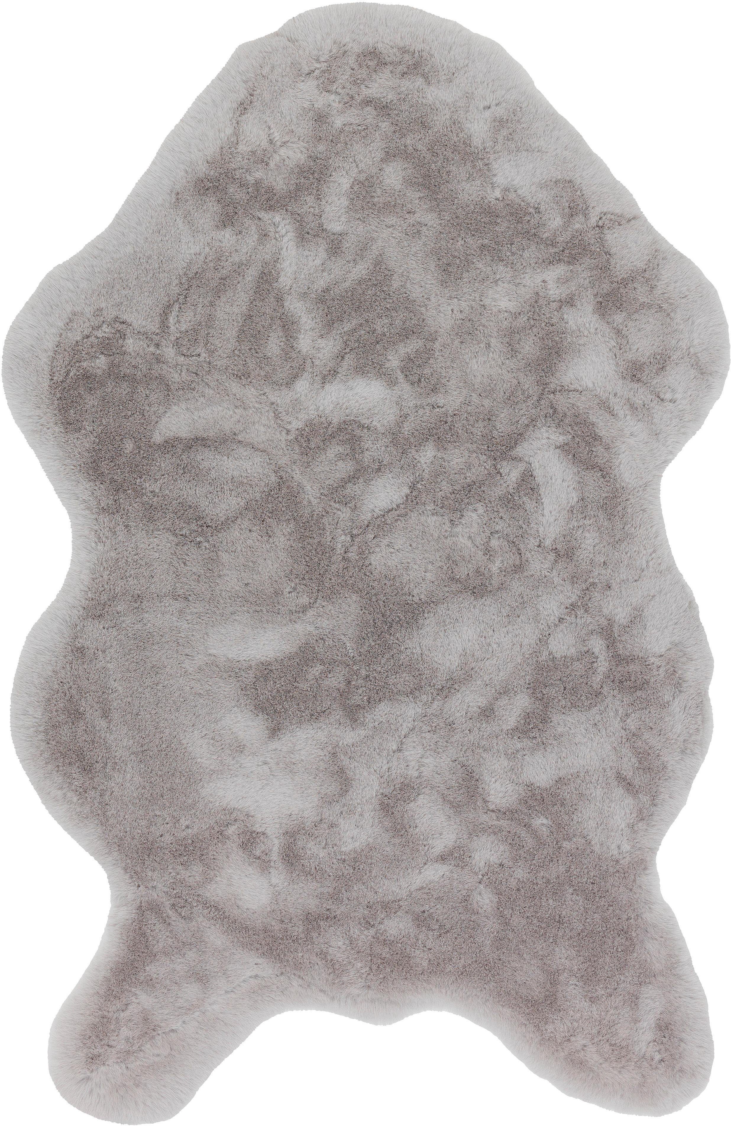 Schöner Wohnen Kunstfell Tender Shape Silber 60 cm x 90 cm günstig online kaufen