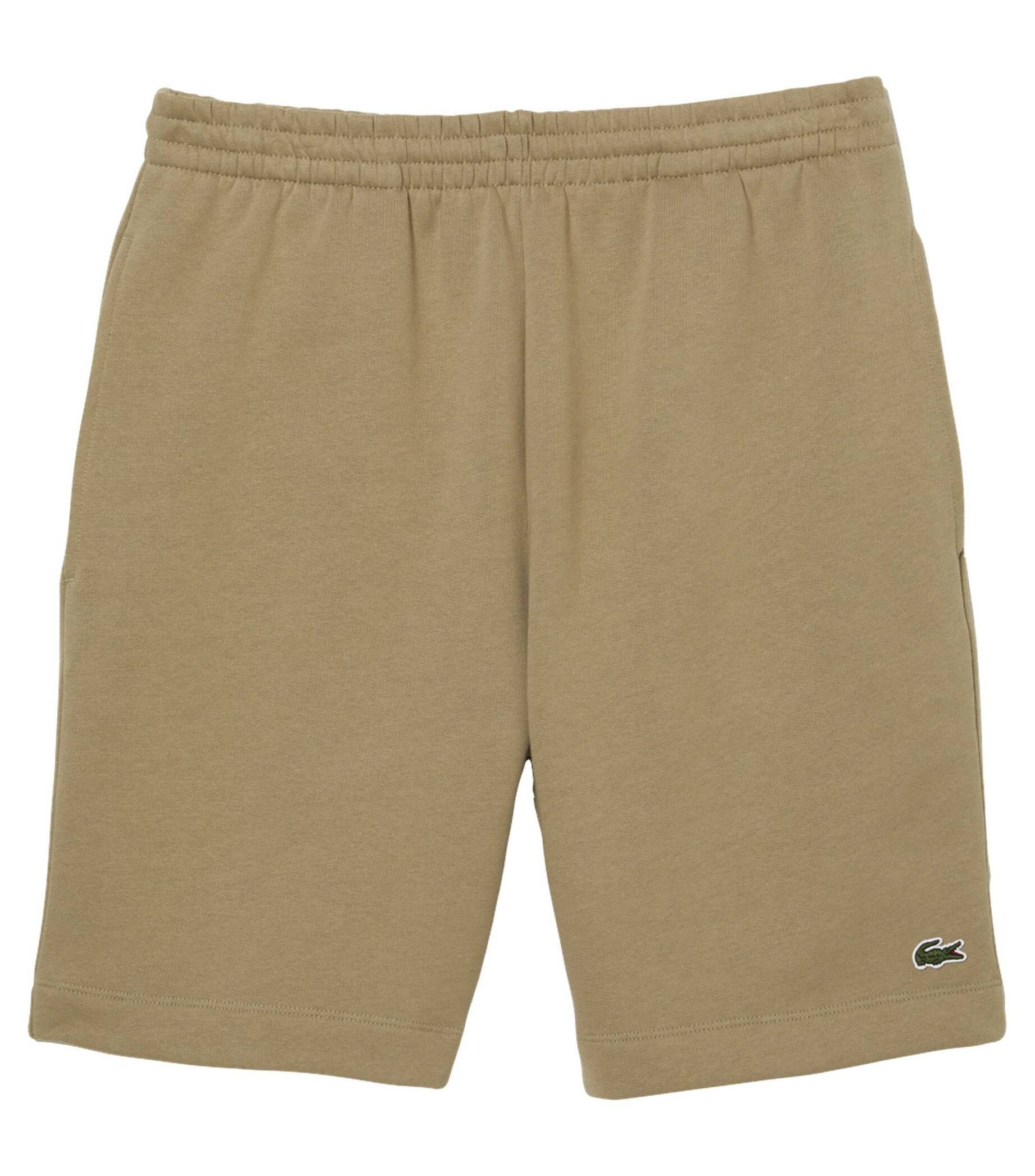 Lacoste Sweathose Herren Sweatshorts Regular Fit (1-tlg) beige (27)