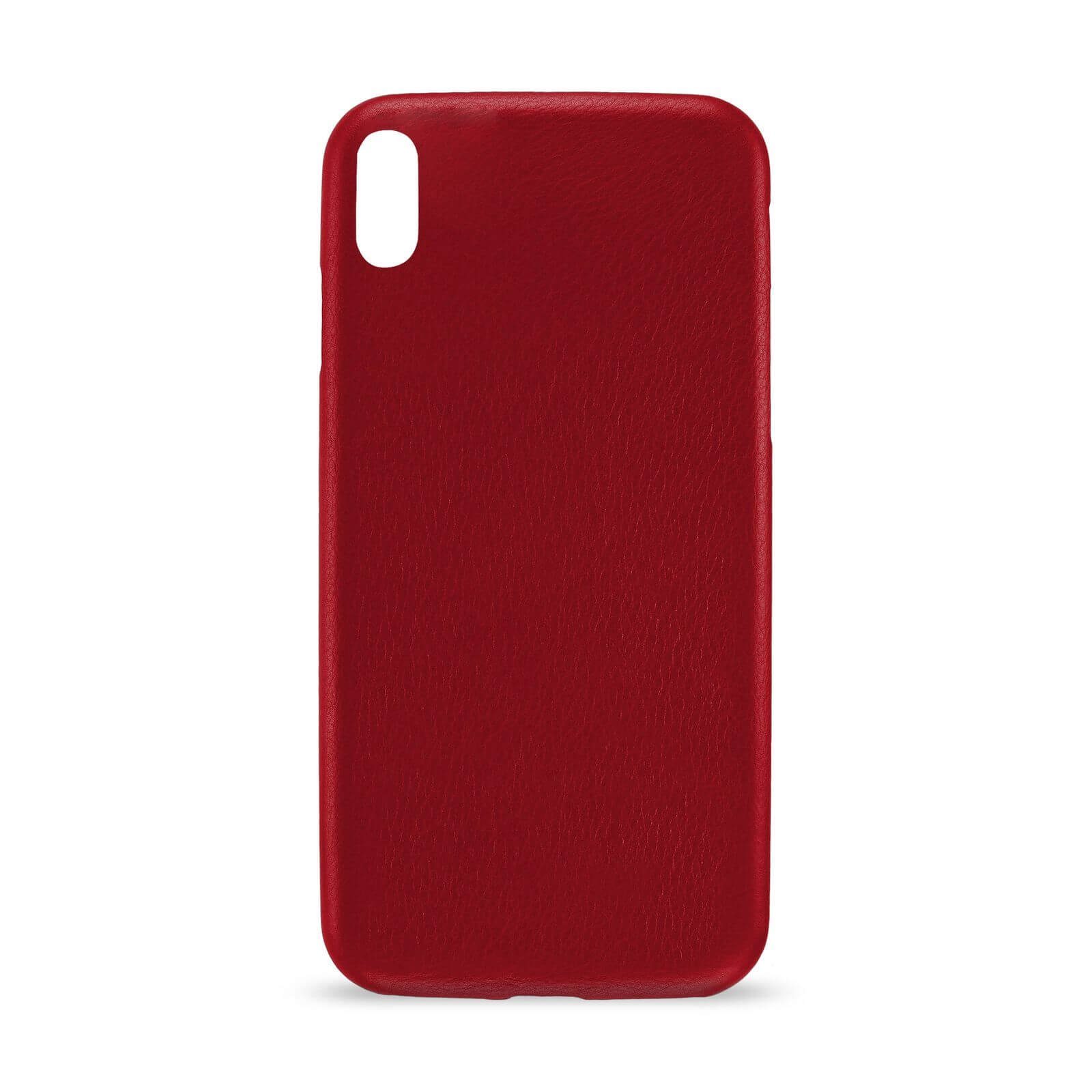 Artwizz Smartphone-Hülle »Artwizz Leather Clip Handyhülle designed für [ iPhone XS / X] - Schlanke Schutzhülle aus leicht genarbtem Echt-Leder -  Rot« iPhone Xs, iPhone X online kaufen | OTTO