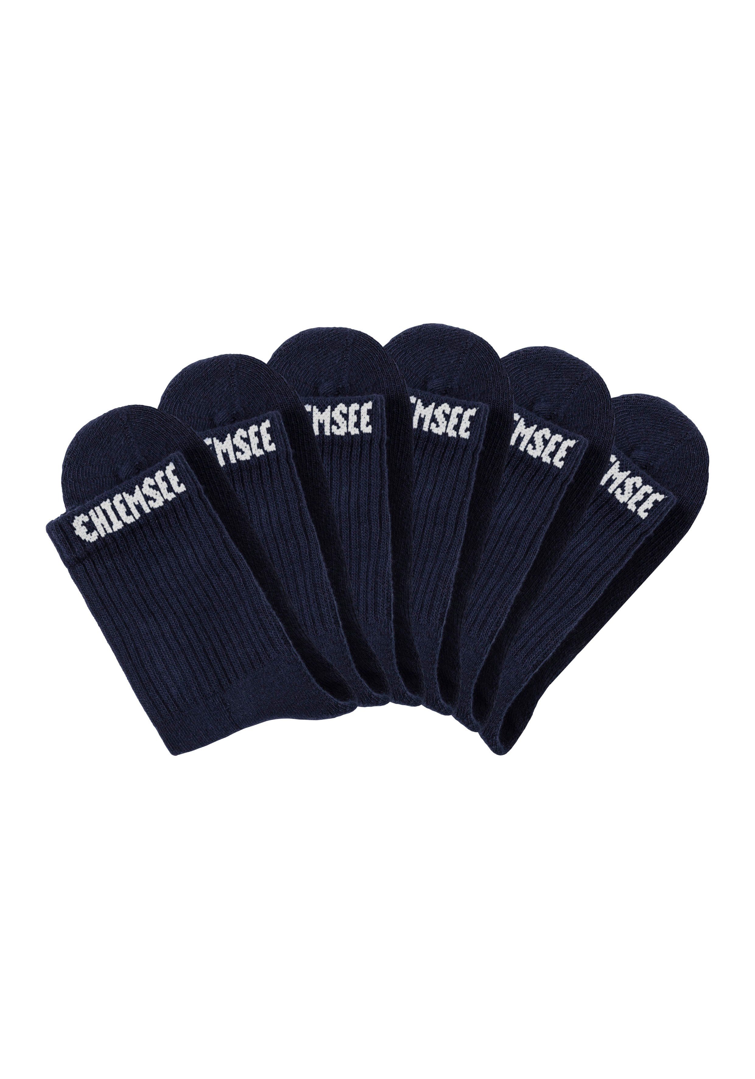 Markennamen Tennissocken Chiemsee (Set, mit eingestricktem blau 6-Paar)