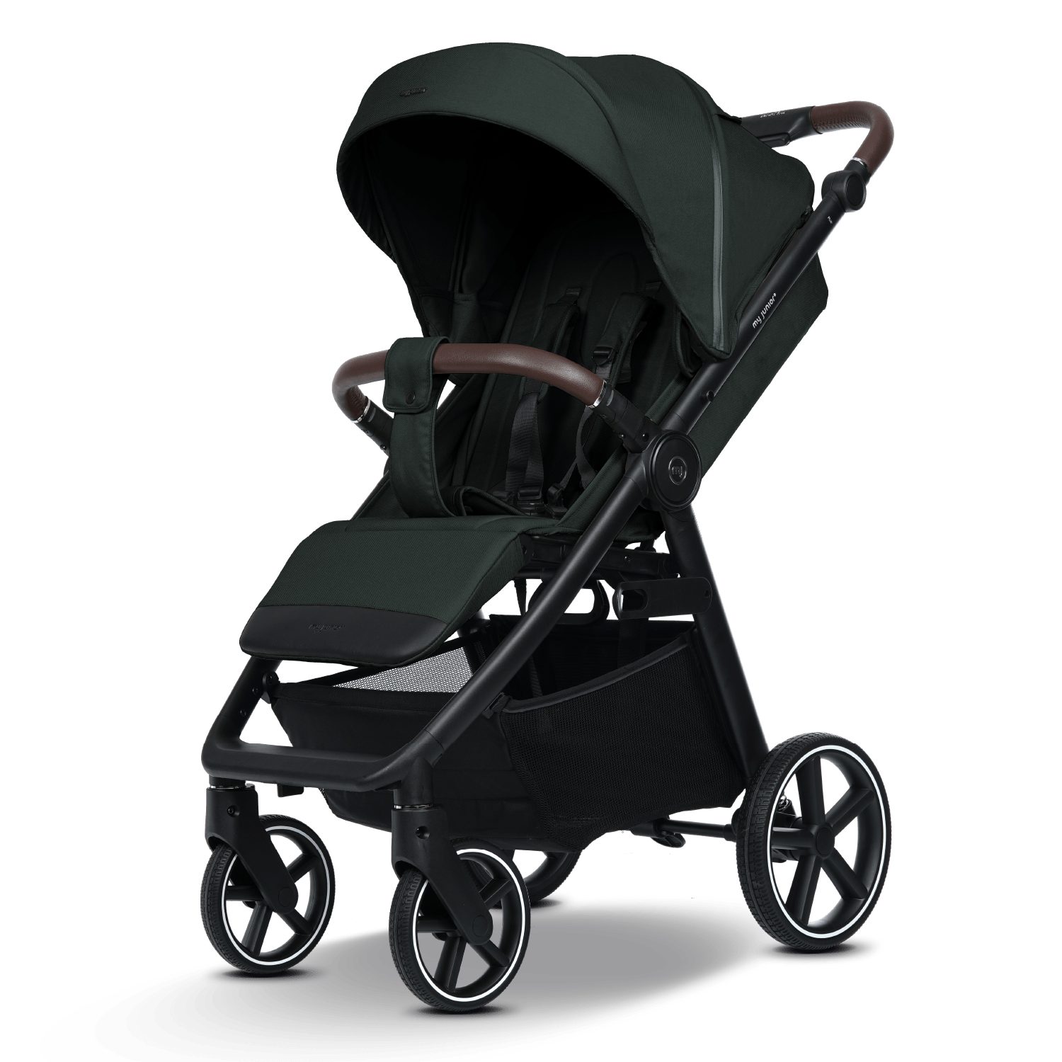 my junior Kinder-Buggy my junior® PLIA² Pine Forest, (3-tlg), großer Komfortbuggy mit Luftkammerreifen