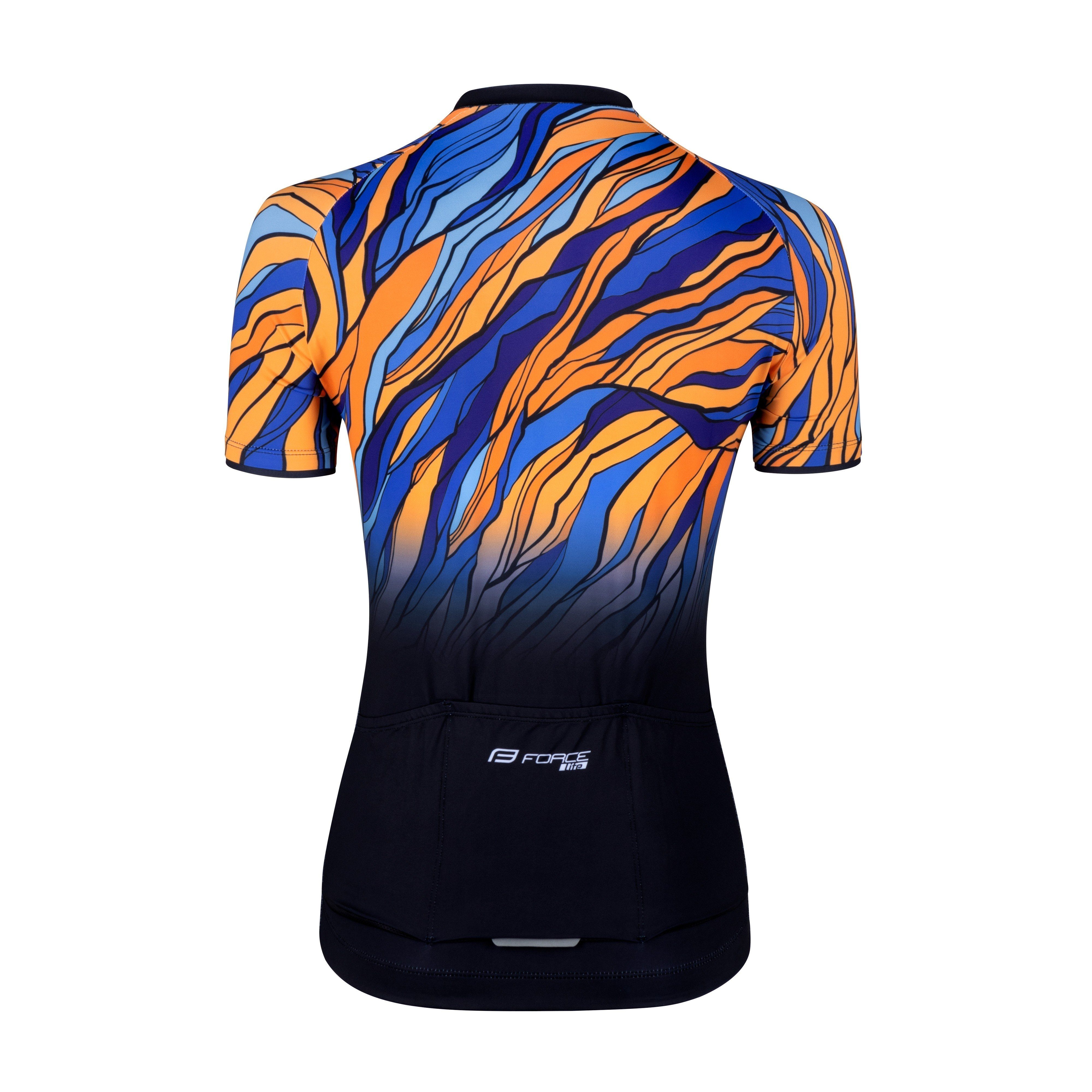 FORCE Radtrikot Jersey LIFE kurzarm, Damen, Orange %%%