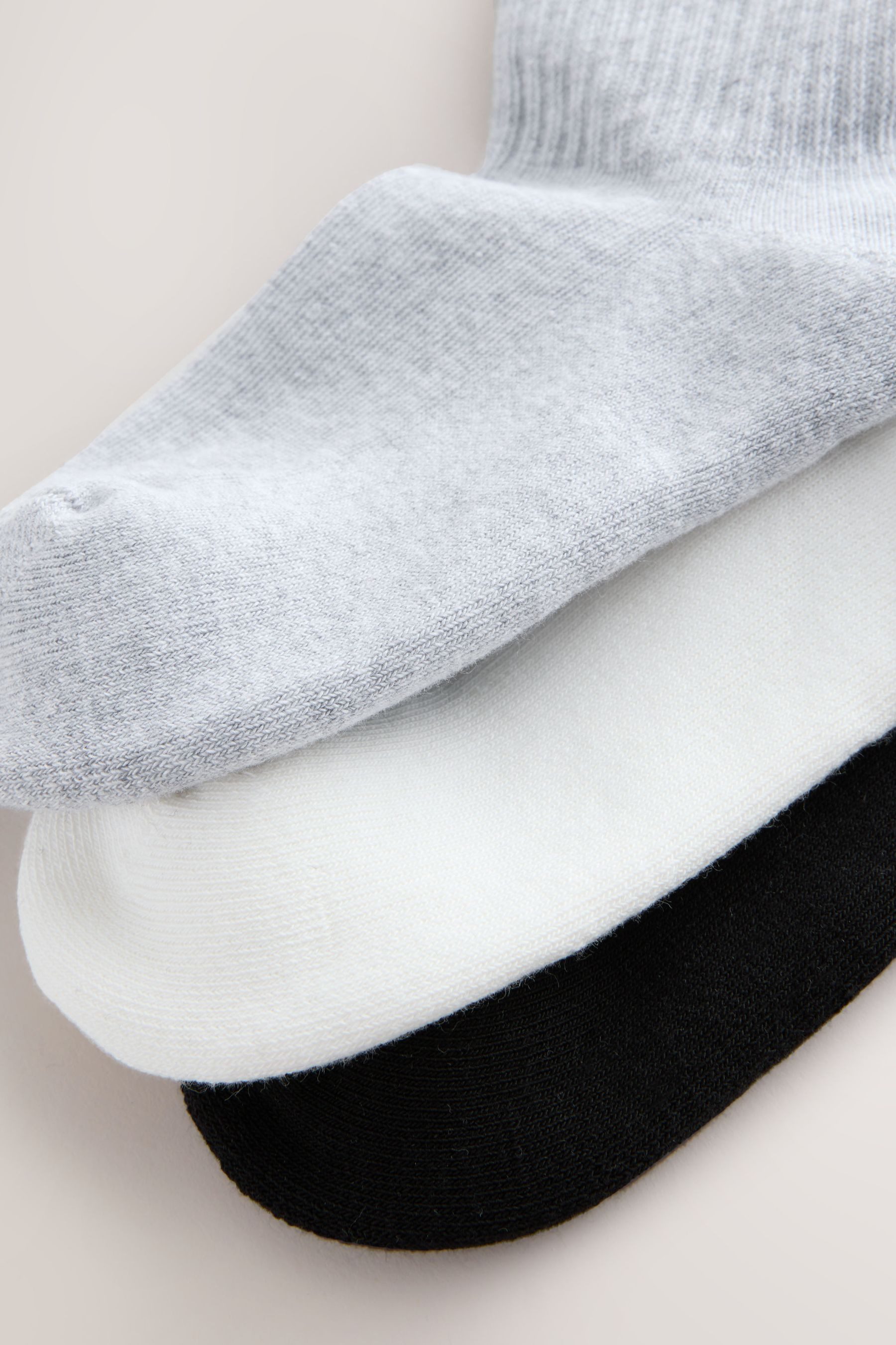 Next Kurzsocken Knöchelsocken mit gepolsterter Sohle, 3er-Pack (3-Paar) – Bild 4 von 5