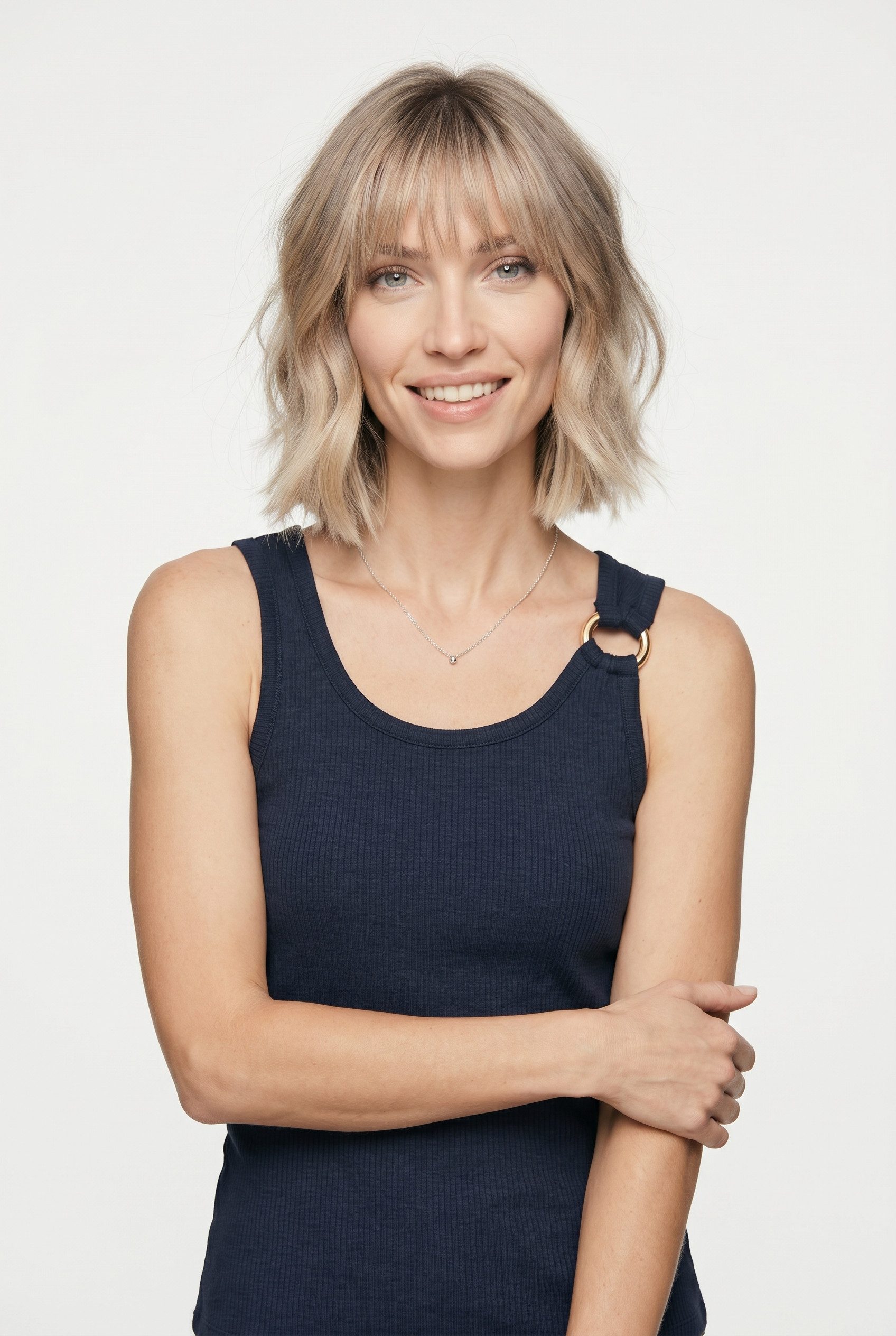 Vero Moda Tanktop VMKIKI S/L O-NECK TOP JRS BTQ Viskosemischung, regular fit