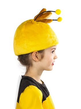 Maskworld Kostüm Willi Kopfbedeckung für Kinder, Tragbares Kopfteil für träge Bienen - original lizenziert!