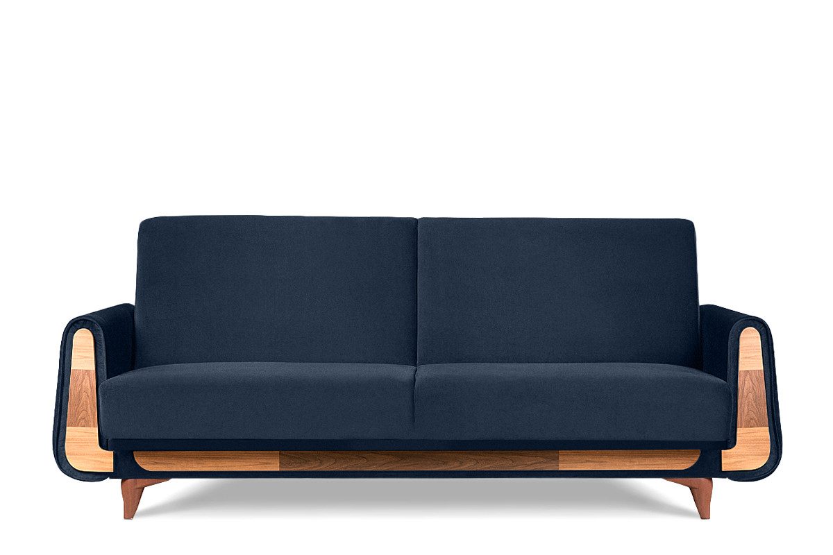 KONSIMO® 3-Sitzer GUSTAVO Sofa 3-Personen, Modern, mit Schlaffunktion, Bettkasten, hergestellt in der EU – Bild 2 von 5