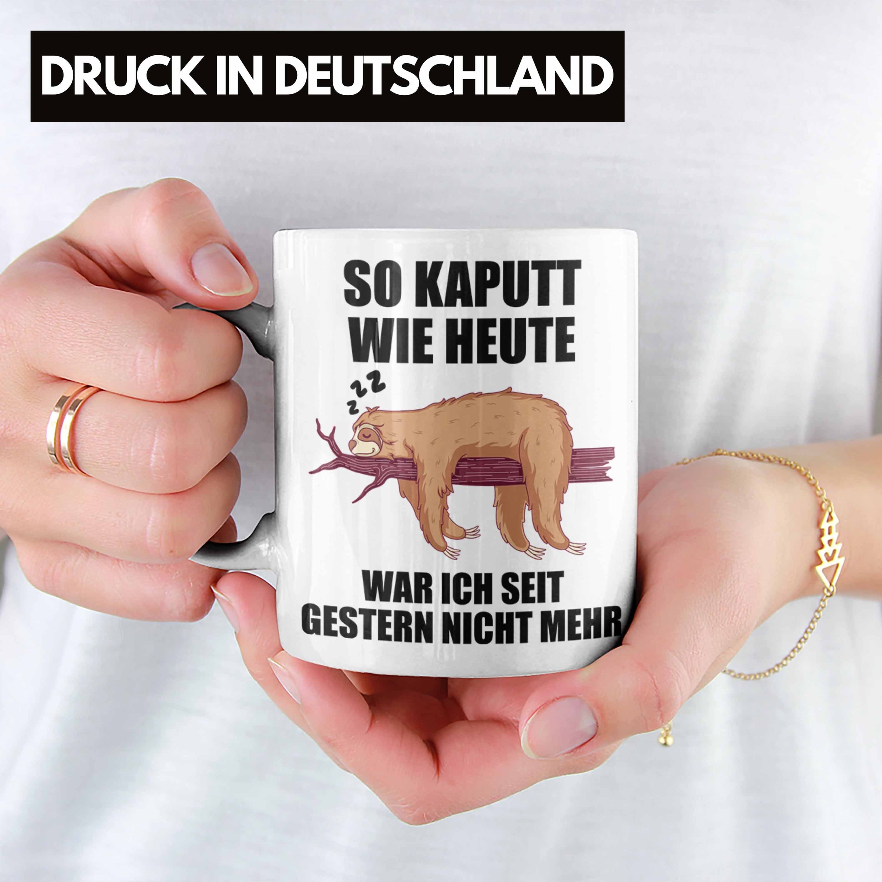 Trendation Mitarbeiter - Sprüchen Geschenkidee mit Geschenk Lustige Kollege Tassen Tasse Weiss Arbeitskollege Trendation