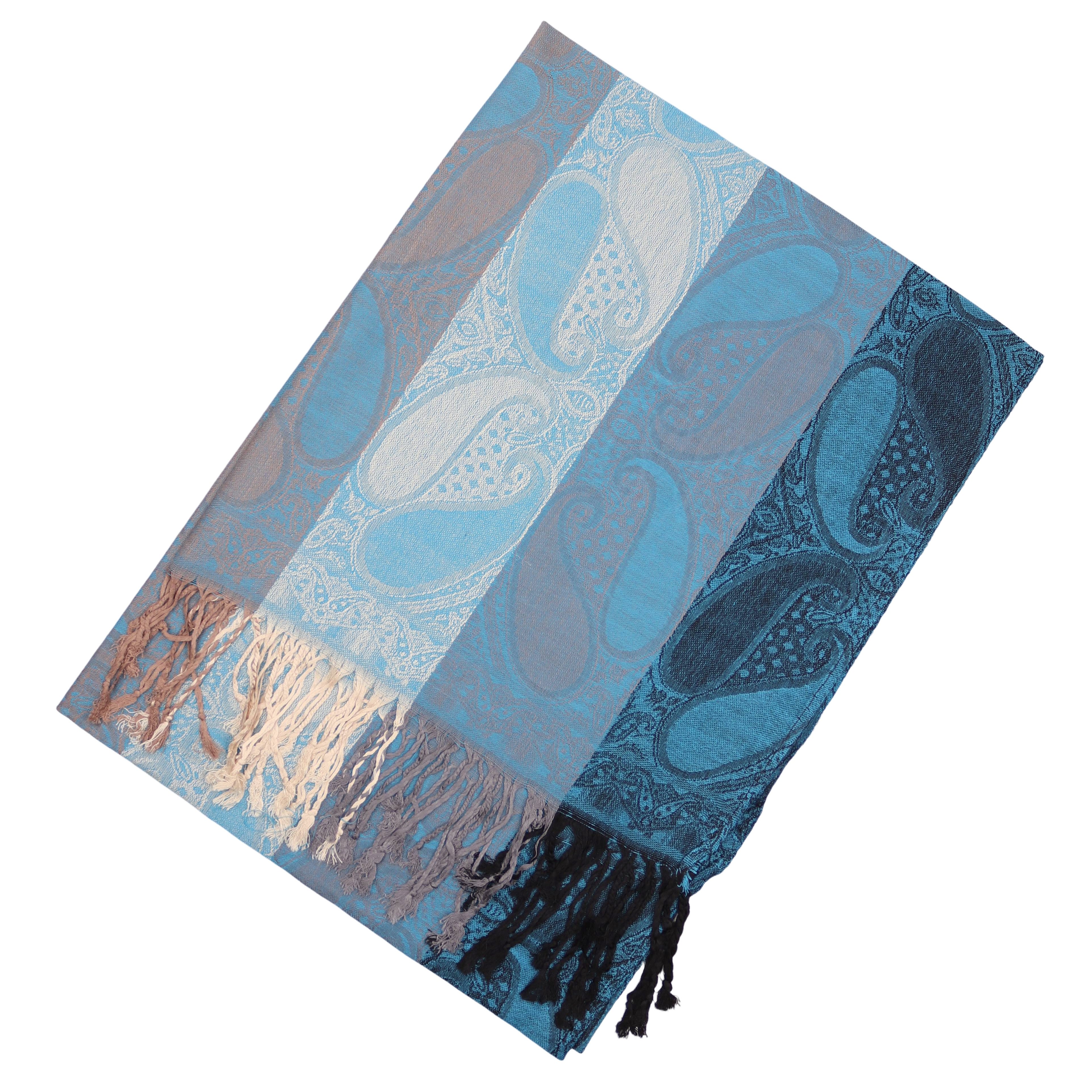 MIRROSI Modeschal weicher Schal BOHO Paisley mit Fransen, 70x180cm, (angesa günstig online kaufen