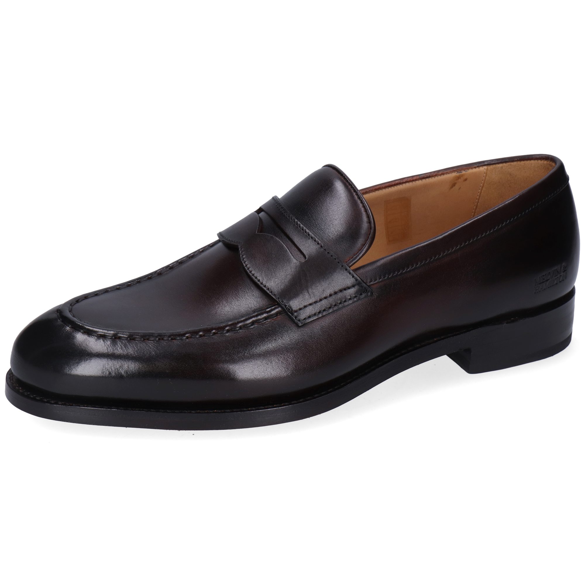 Melvin & Hamilton Benet 8 Leder-Loafers für Herren Loafer Flache Absätze, Echtes Leder, Goodyear