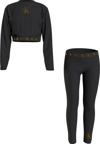 Calvin Klein Underwear Pižama (2 tlg) su goldfarbenem CK Logo...