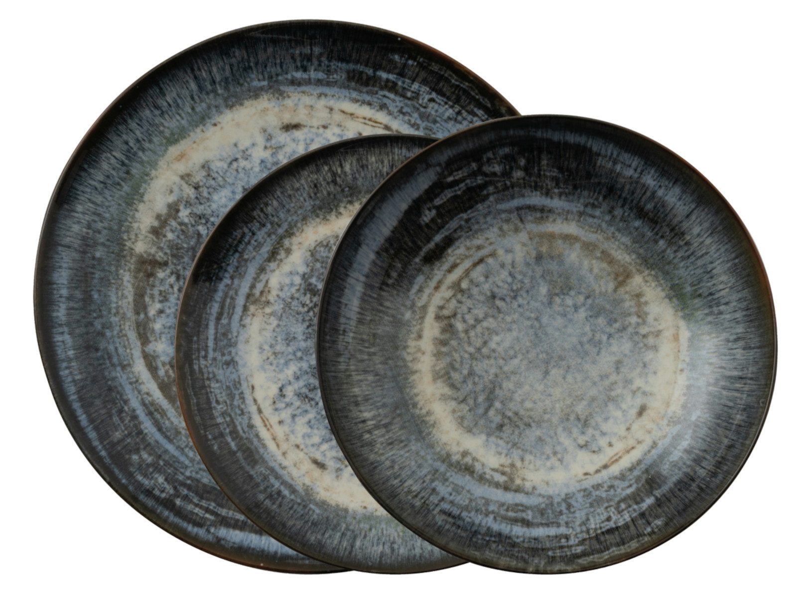 Rosenthal Geschirr-Set Arthur Krupp Stoneware Galaxy Neptune Dinnerset 12tlg, Steinzeug