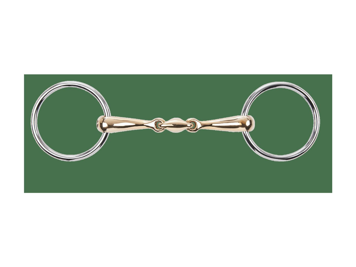 BUSSE Trensengebiss Wassertrense Kaugan®-Shaped 16 mm, doppelt gebrochen