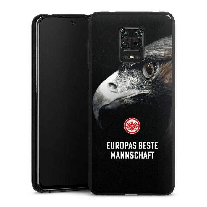 DeinDesign Handyhülle Eintracht Frankfurt Offizielles Lizenzprodukt Europameisterschaft Xiaomi Redmi Note 9 Pro Silikon Hülle Bumper Case Handy Schutzhülle