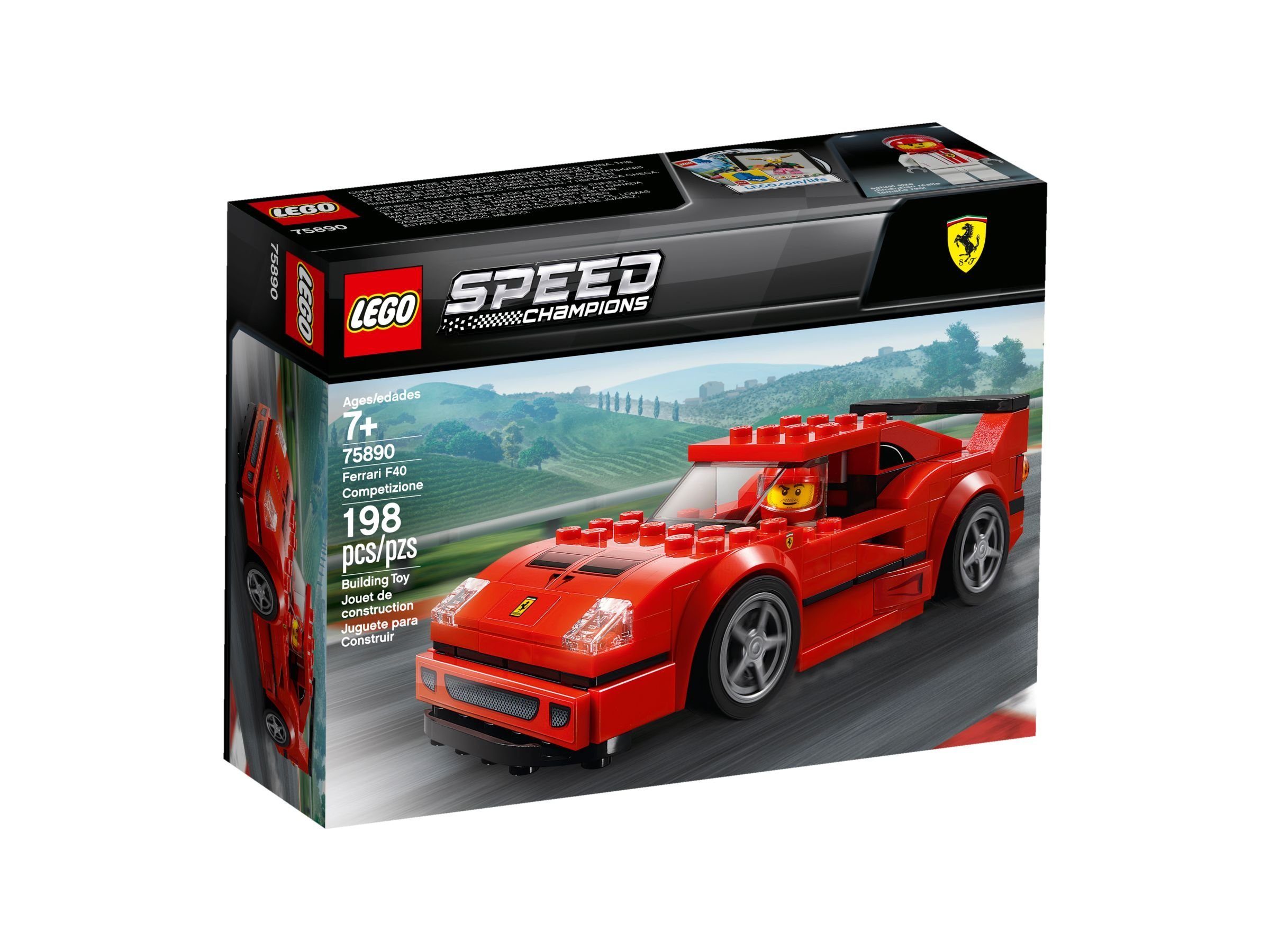 LEGO® Speed Champions 75890 Ferrari F40 Competizione Konstruktionsspielsteine