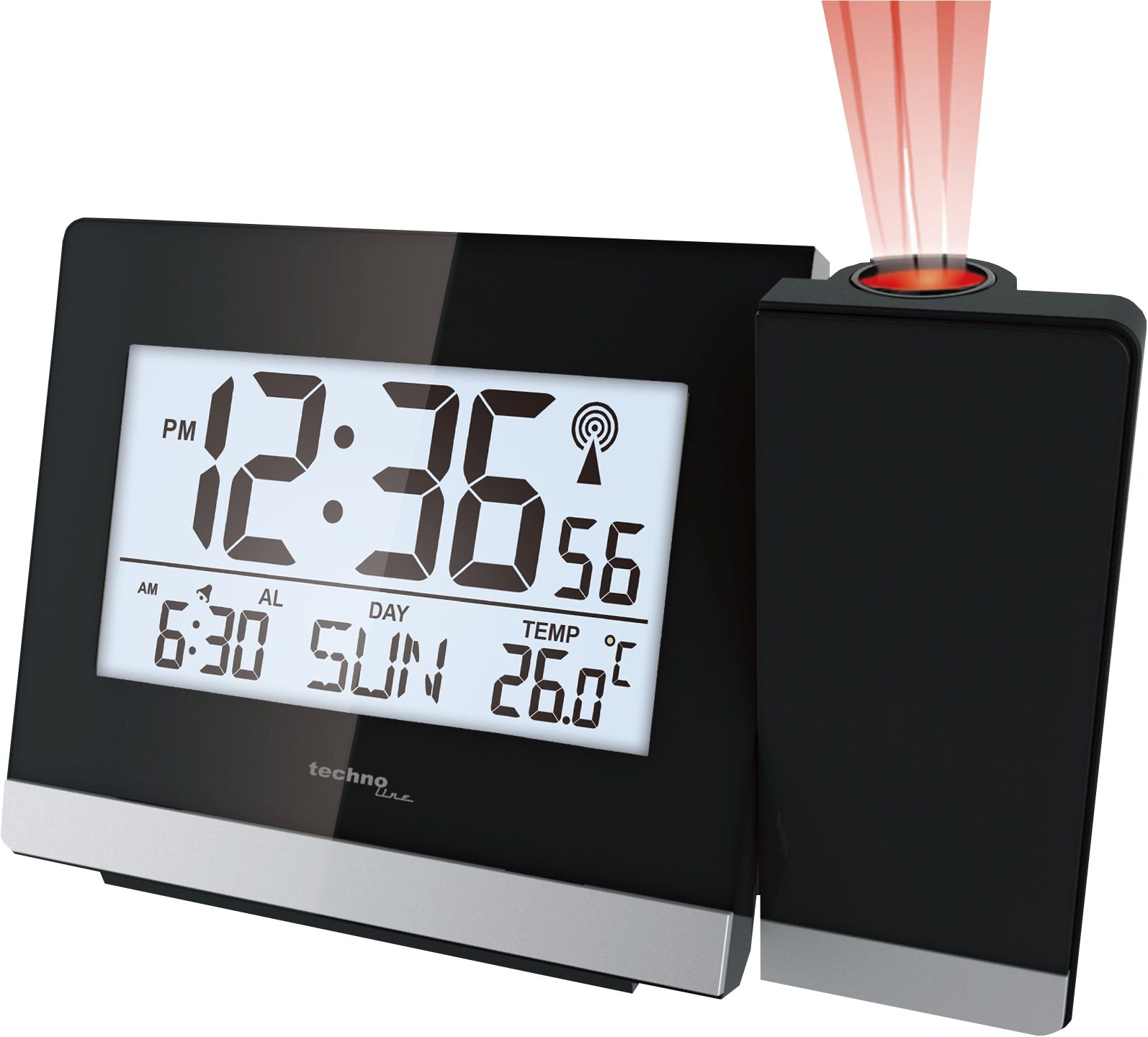 technoline Projektionswecker WT 536 mit Innentemperaturanzeige günstig online kaufen