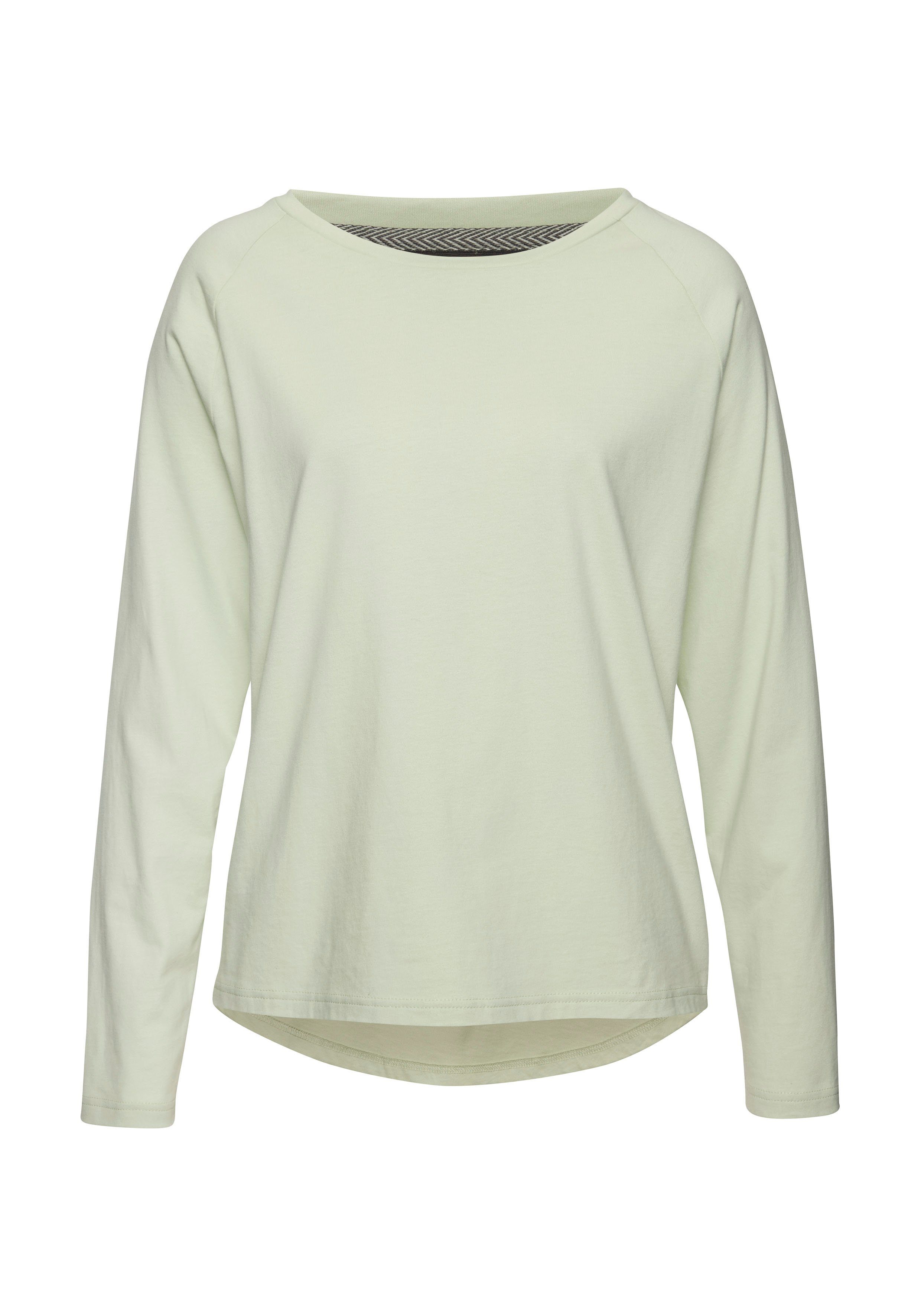 Elbsand Longsleeve Tinna mit Logodruck hinten, Langarmshirt aus Baumwoll-Mix, sportlich-casual. € 39,99