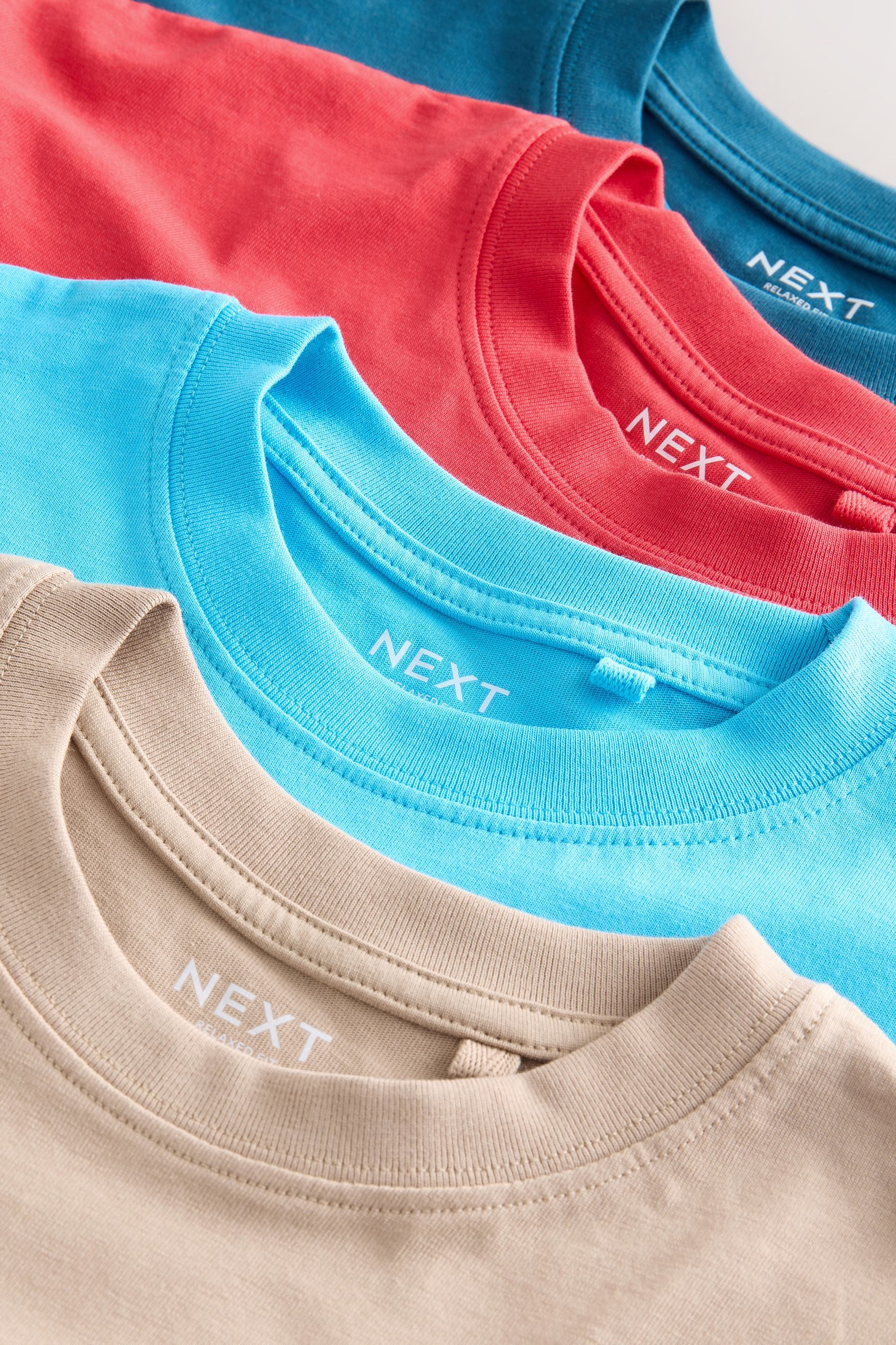 Next T-Shirt Relaxed Fit T-Shirts im 4er-Pack (4-tlg)