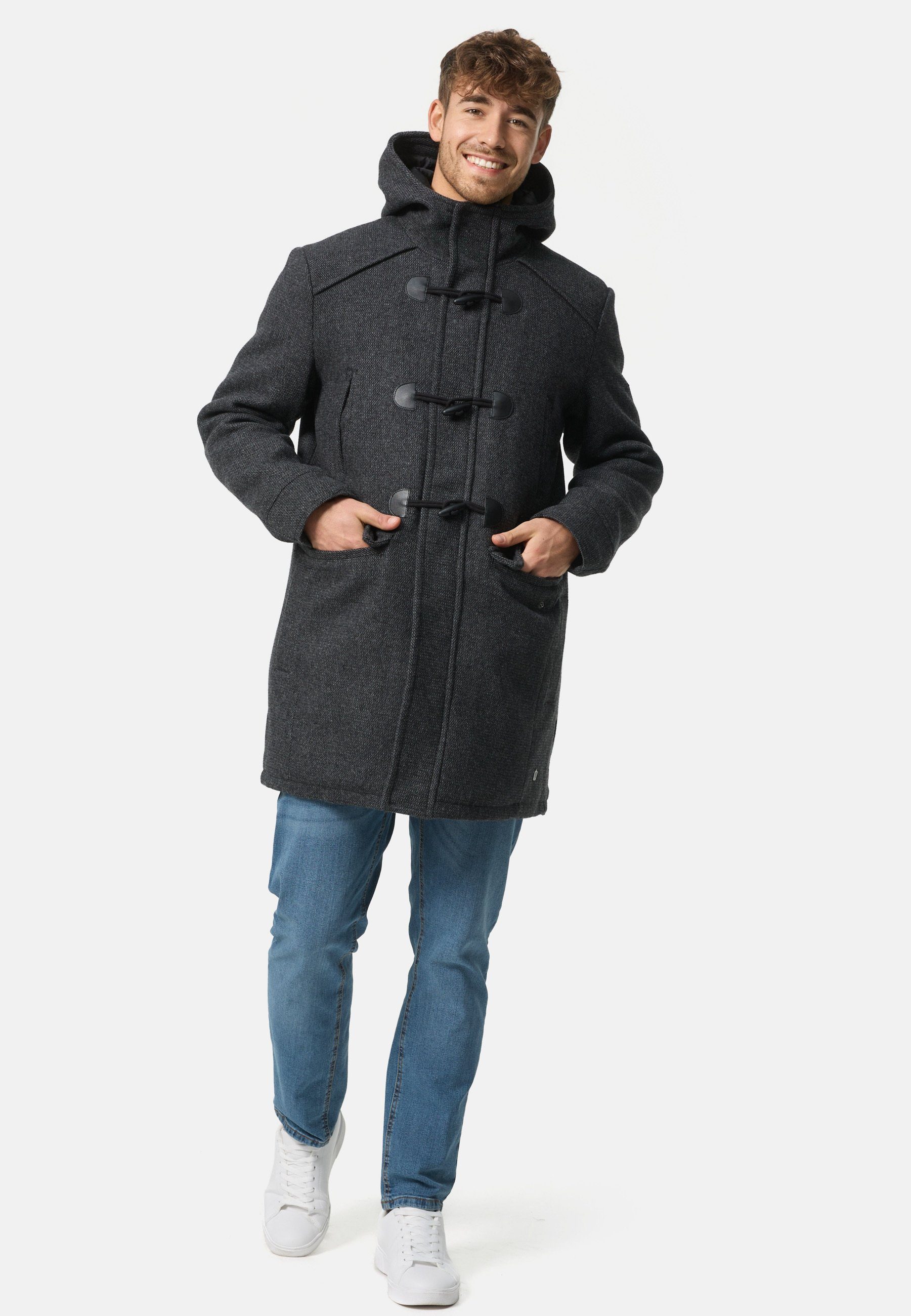 Indicode Wintermantel Herren Liam Mantel Winter Herrenmantel