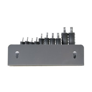 Silverline Innensechskantschlüssel Innensechskant Stiftschlüssel T9–T50 mit Quergriffen 10-tlg. Satz