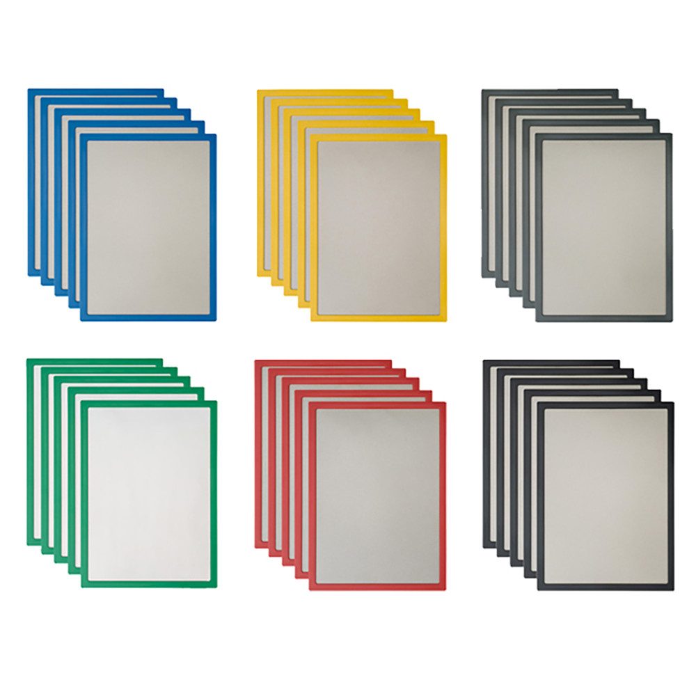HR Direktverkauf GmbH Bilderrahmen-Set Vorteilspack 5x Infotafel/Bilderrahmen - DIN A4 hoch/quer