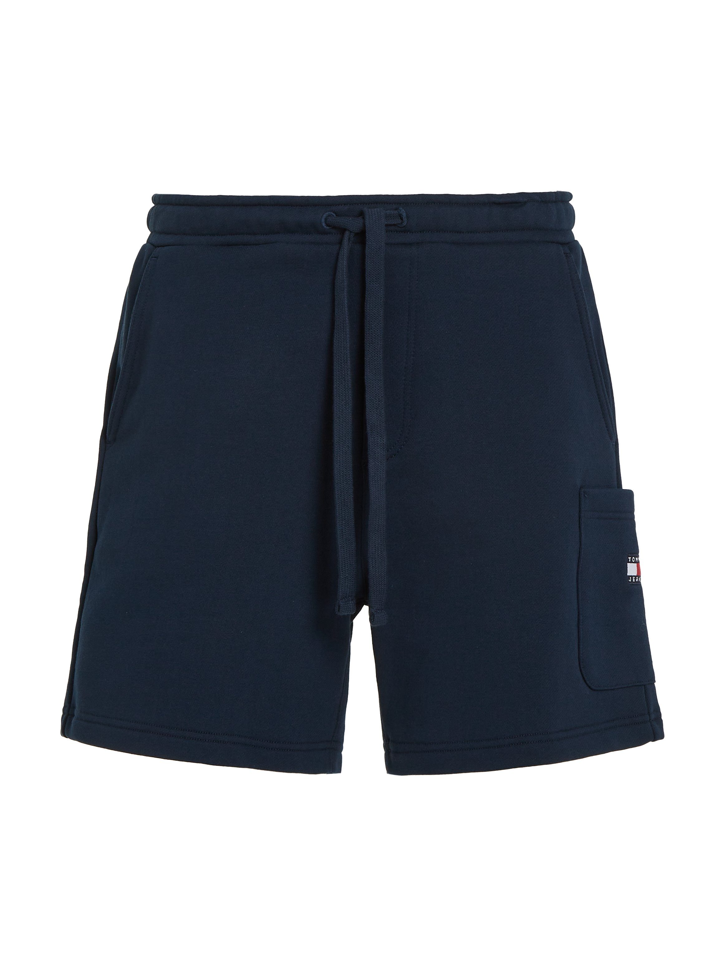 Tommy Cargoshorts Jeans mit Night Dark TJM BADGE Navy Seitentasche CARGO SHORT