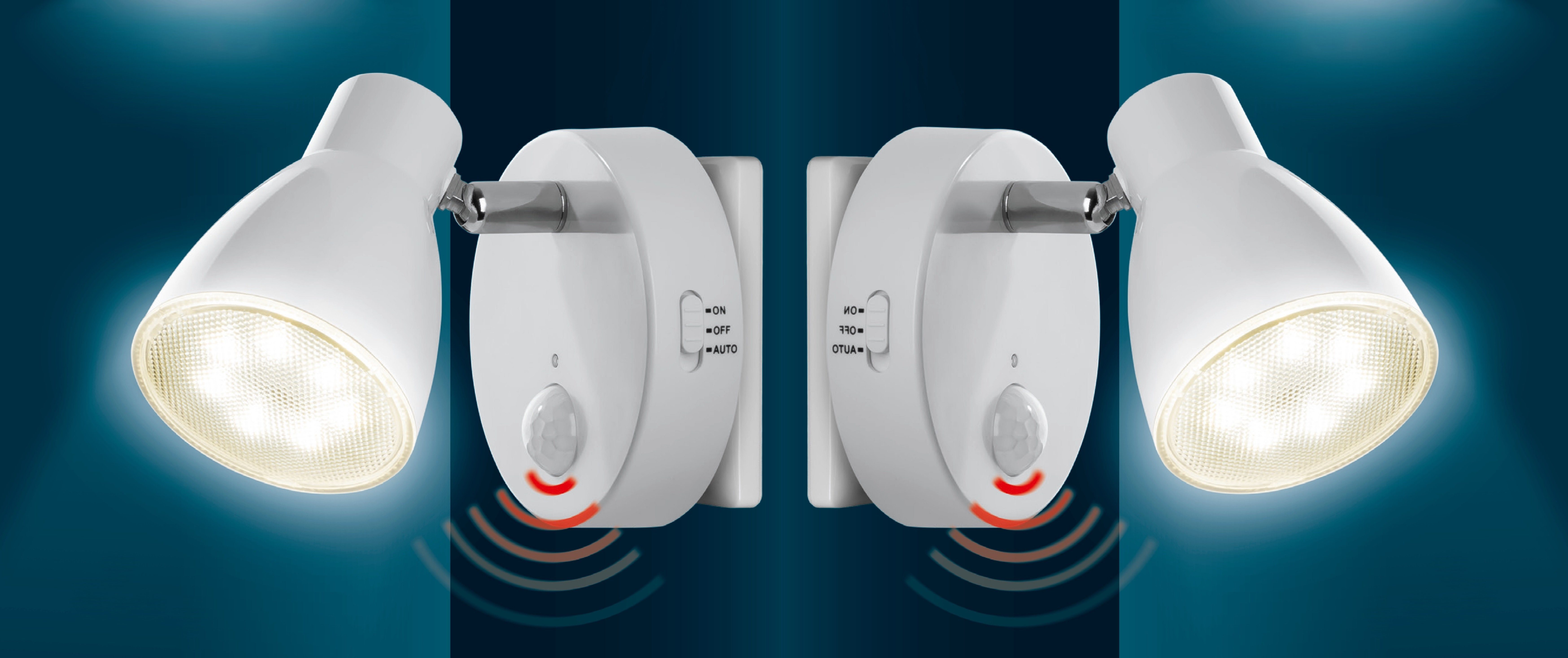 TRANGO LED Steckdosenleuchte, 2er Set 2635-026 LED Sensor Nachtlicht *MILO* günstig online kaufen