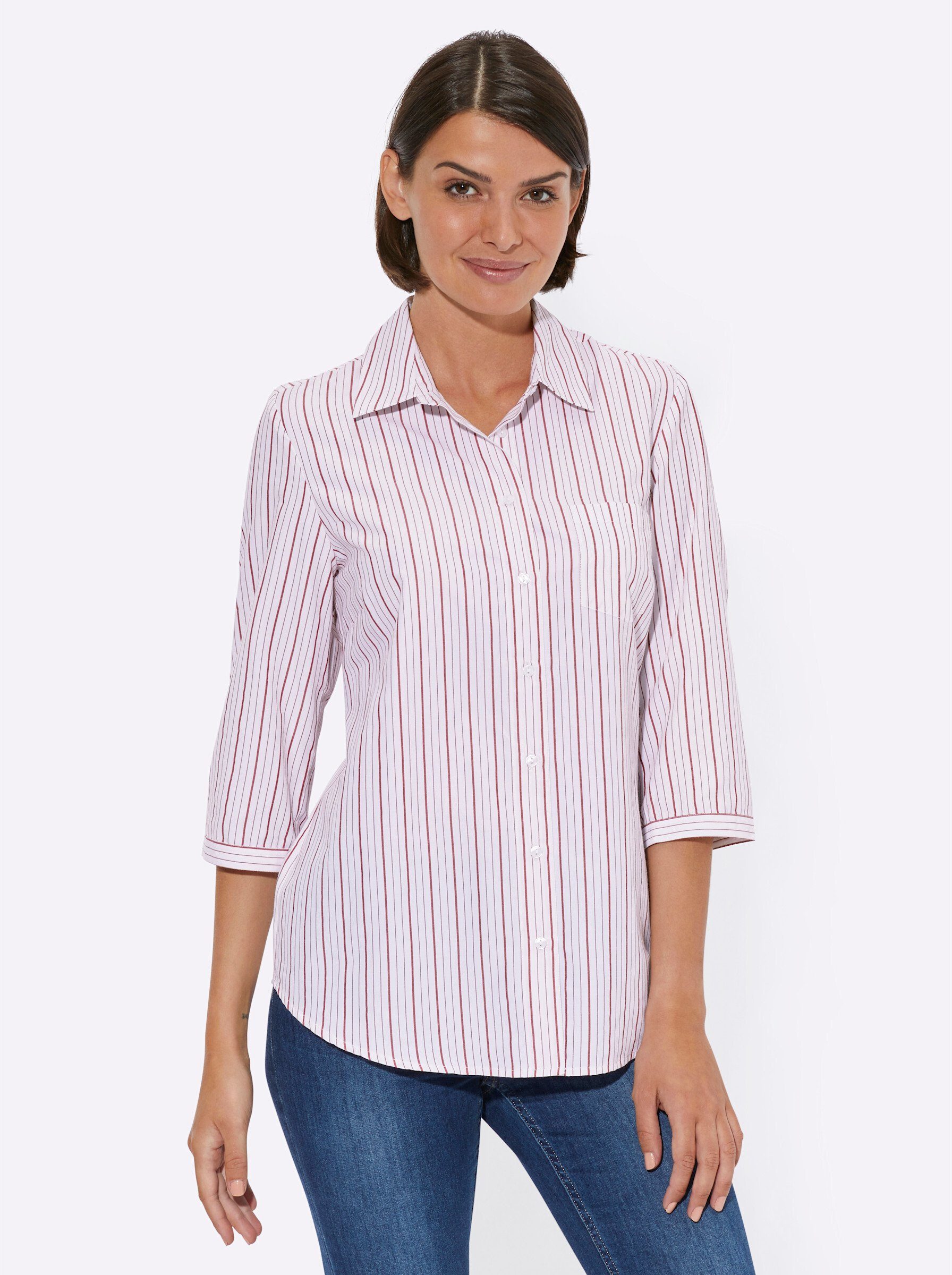 Klassische Bluse Hemdbluse