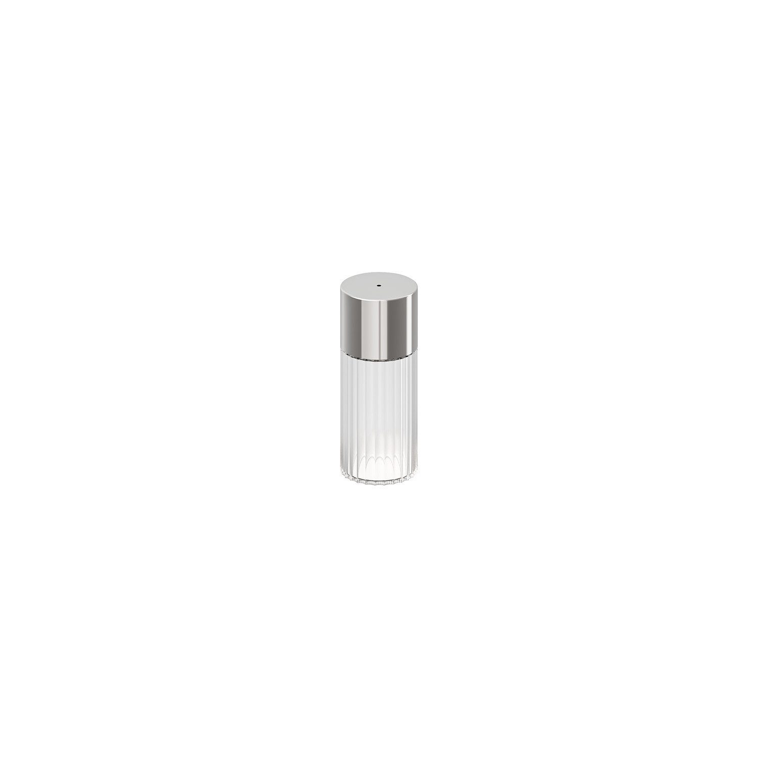 APS Salz- / Pfefferstreuer THE GRID, (1-tlg), Ø 3,5 cm, H: 9 cm, 40 ml, Glas, 18/0 Edelstahl, PP, 1 Loch Ø 2 mm