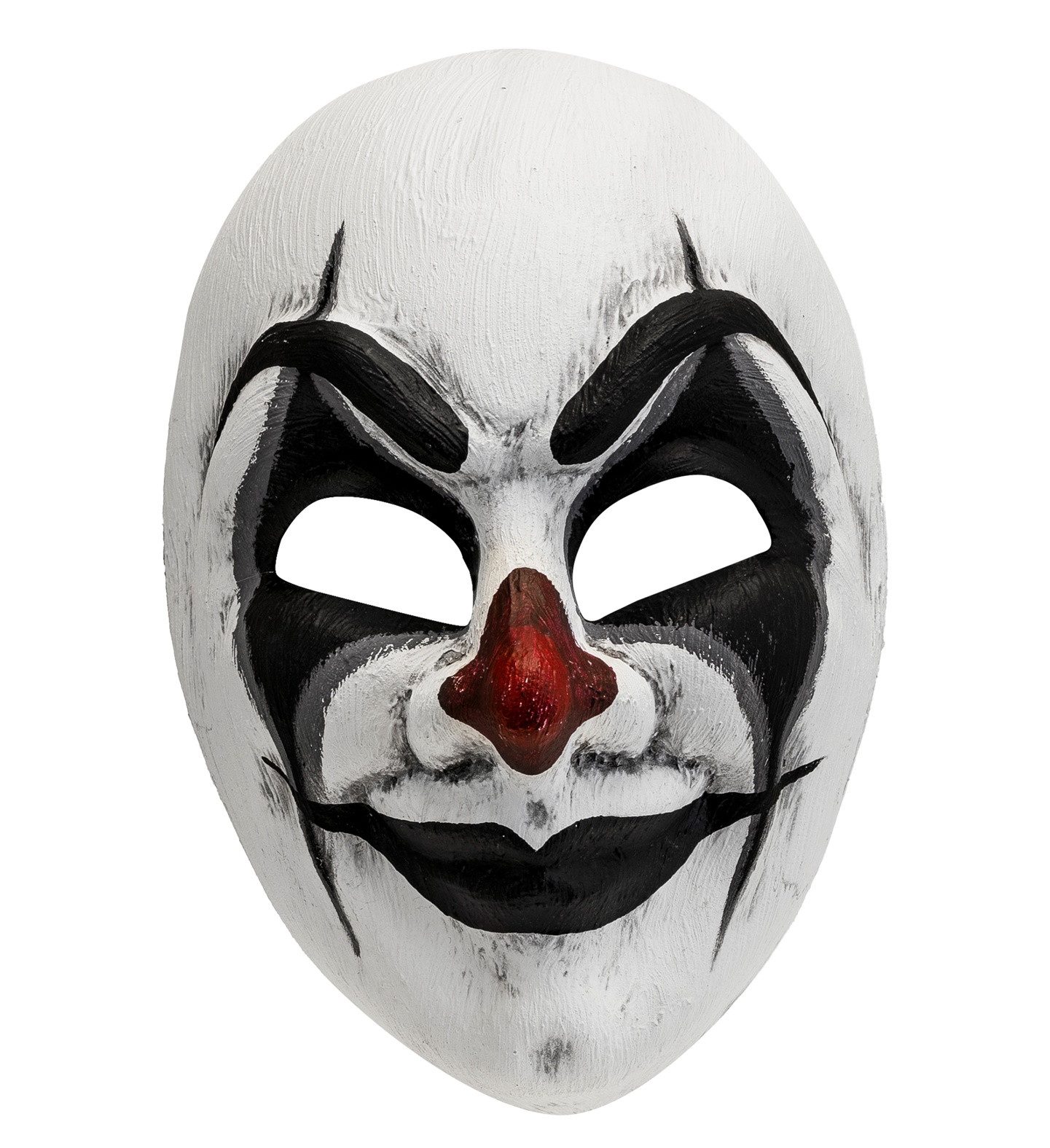 Verkleidungsmaske Halloween Clownmaske 'Commedia dell´Arte', Weiß S
