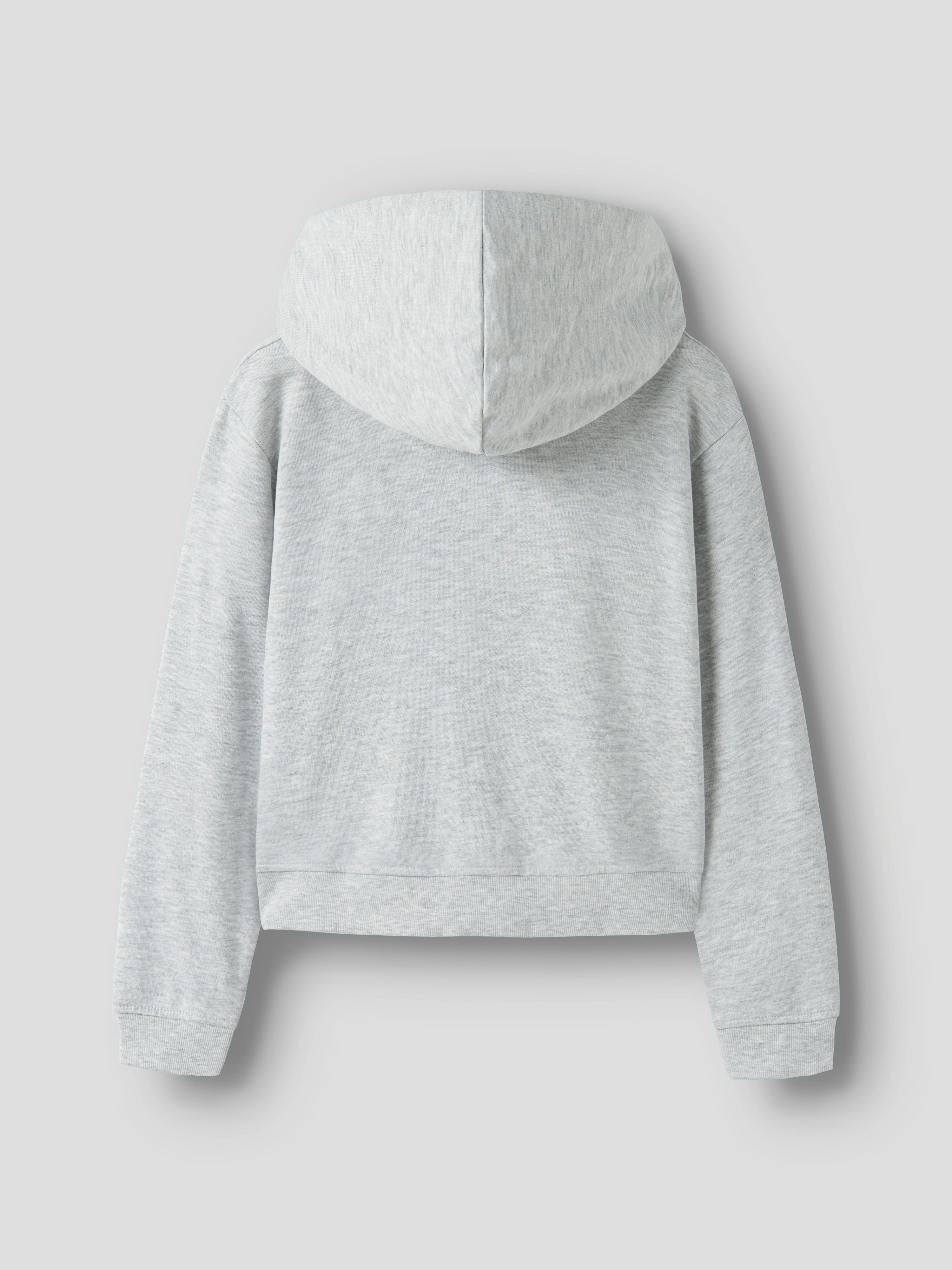 Name It Kapuzensweatjacke NKFMILLE SHORT NREG SWE CARD WH UNB NOOS