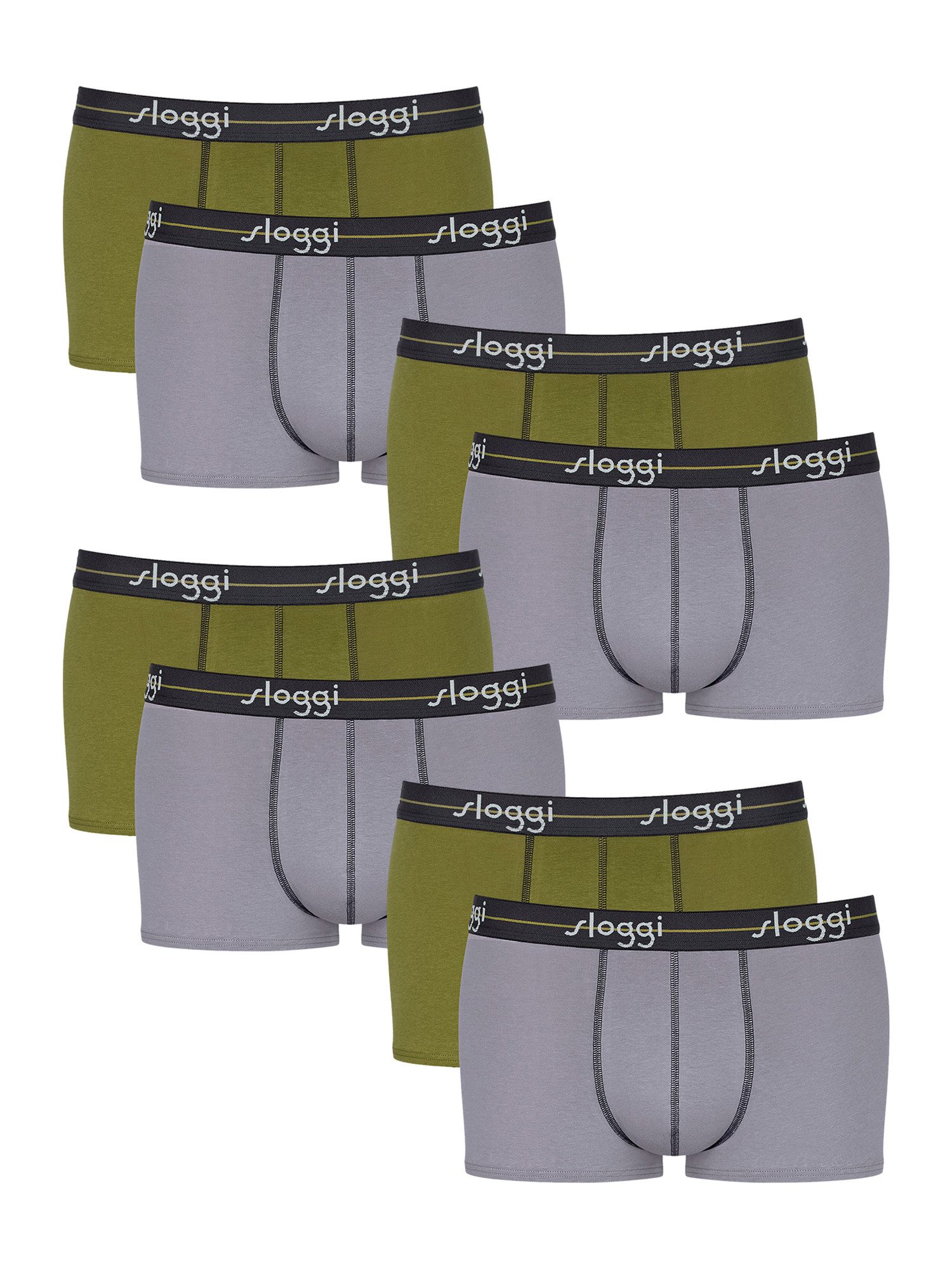 Sloggi Retro 2 Pack - Slip Hipster Uomo In Cotone E LYCRA, Comfort E Vestibilità