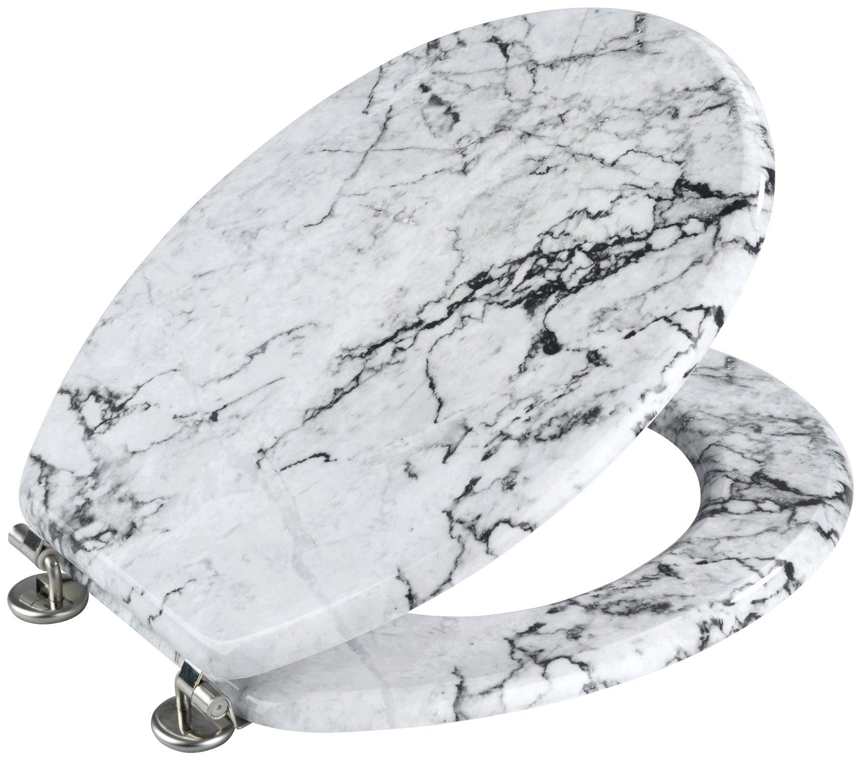 WENKO WC-Sitz Onyx (1-St), MDF günstig online kaufen