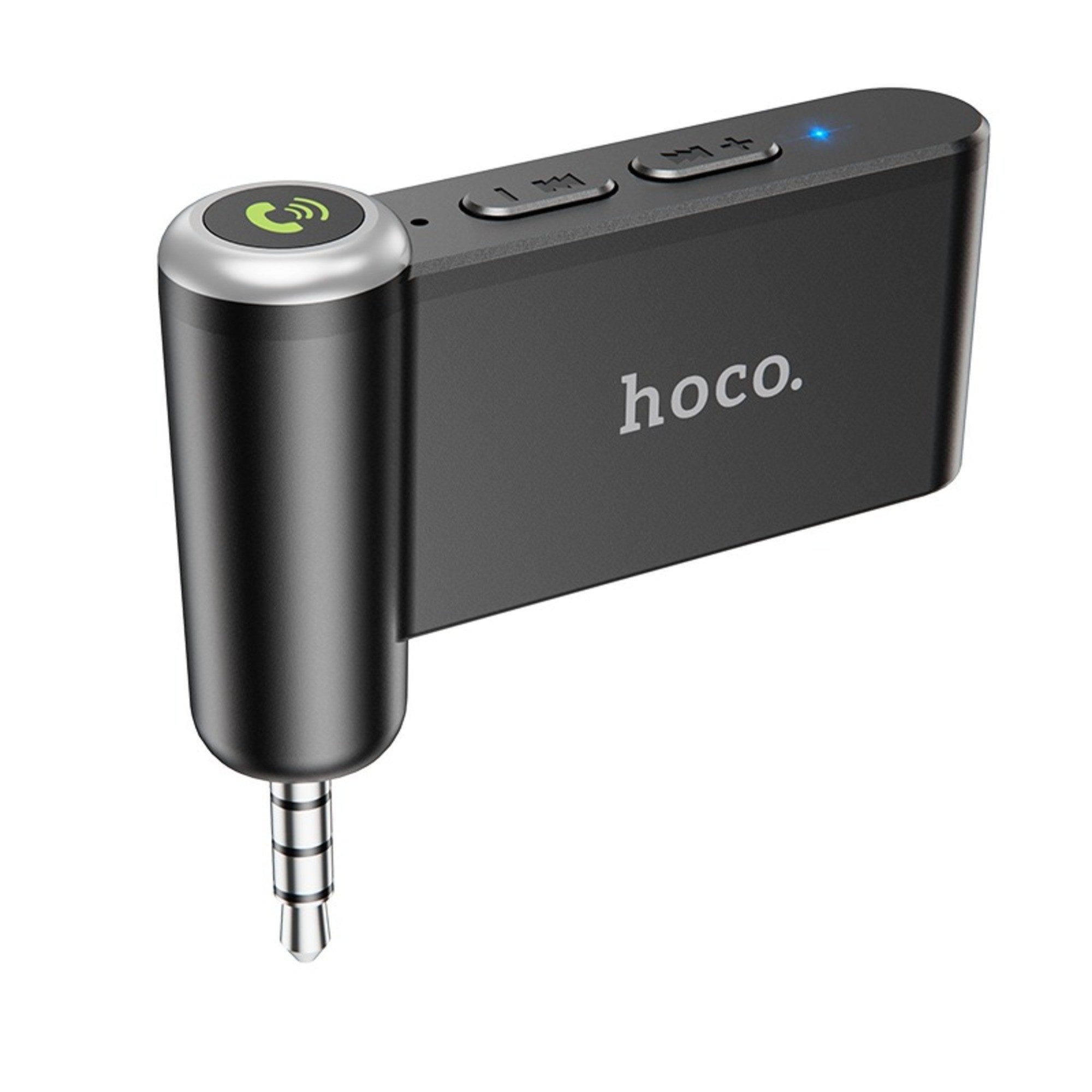 hoco. Aux Bluetooth Адаптери Auto Klinke Bluetooth Empfänger Freisprechanruf Bluetooth Hi-Fi-Adapter 3,5-mm-Klinke zu 3,5-mm-Klinke, Empfänger Freisprechanruf, Stereo Musik, 8 Stunden Spielzeit