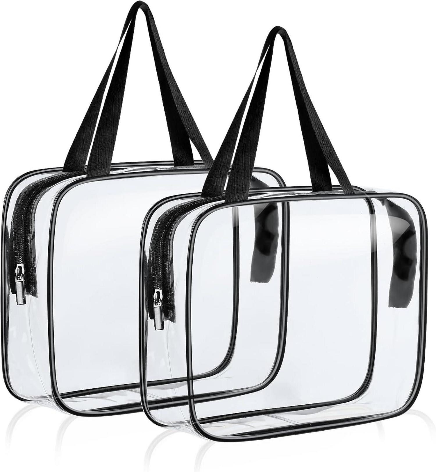 LuxusKollektion Kosmetiktasche Transparente Kulturtasche Kosmetiktasche 2er günstig online kaufen