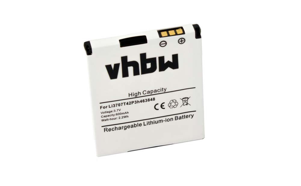 vhbw kompatibel mit Orange Lisbon Smartphone-Akku Li-Ion 600 mAh (3,7 V)