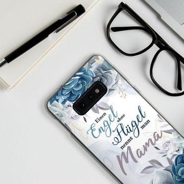 DeinDesign Handyhülle Muttertag Mama Blumen Engel Mama Blumen, Samsung Galaxy S10e Silikon Hülle Bumper Case Handy Schutzhülle