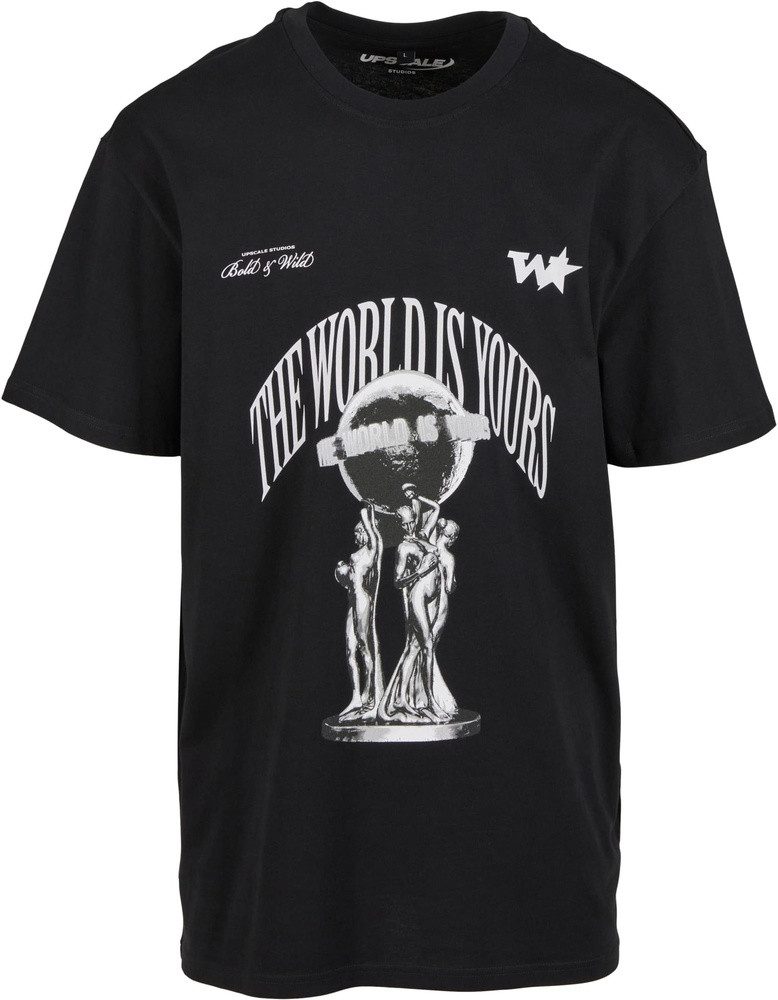 T-Shirt Mister Tee Your World O T-Shirt Kurzarm-Shirts