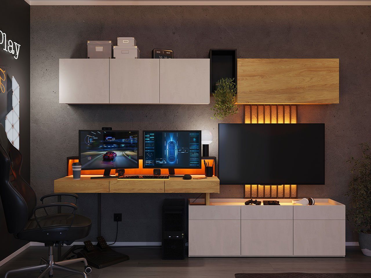 MIRJAN24 Jugendzimmer-Set Teen Flex VIII, (8er-Set), Schreibtisch universel günstig online kaufen