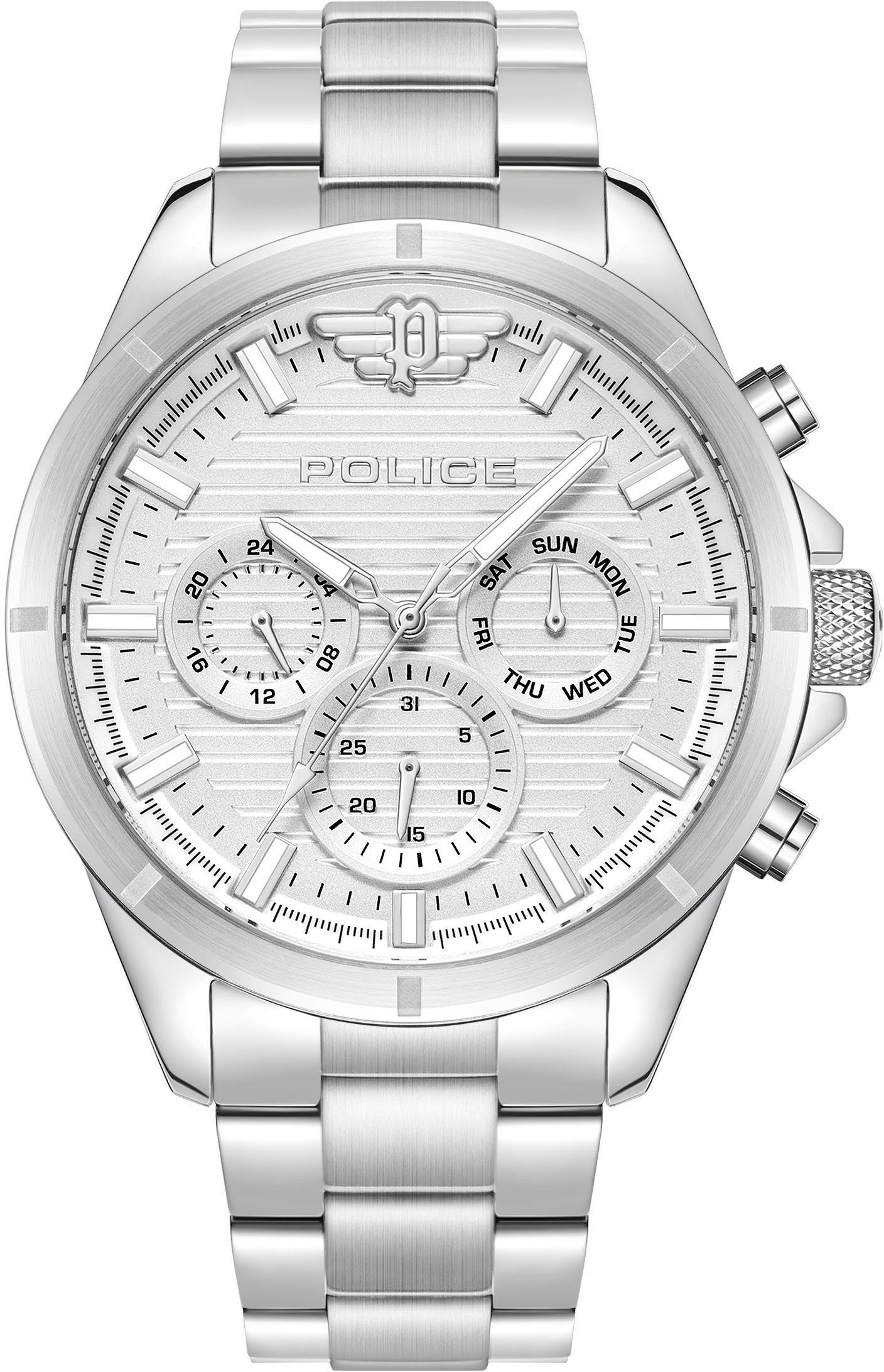 Police Multifunktionsuhr MALAWI, PEWJK2227805, Armbanduhr, Quarzuhr, Herrenuhr, Datum
