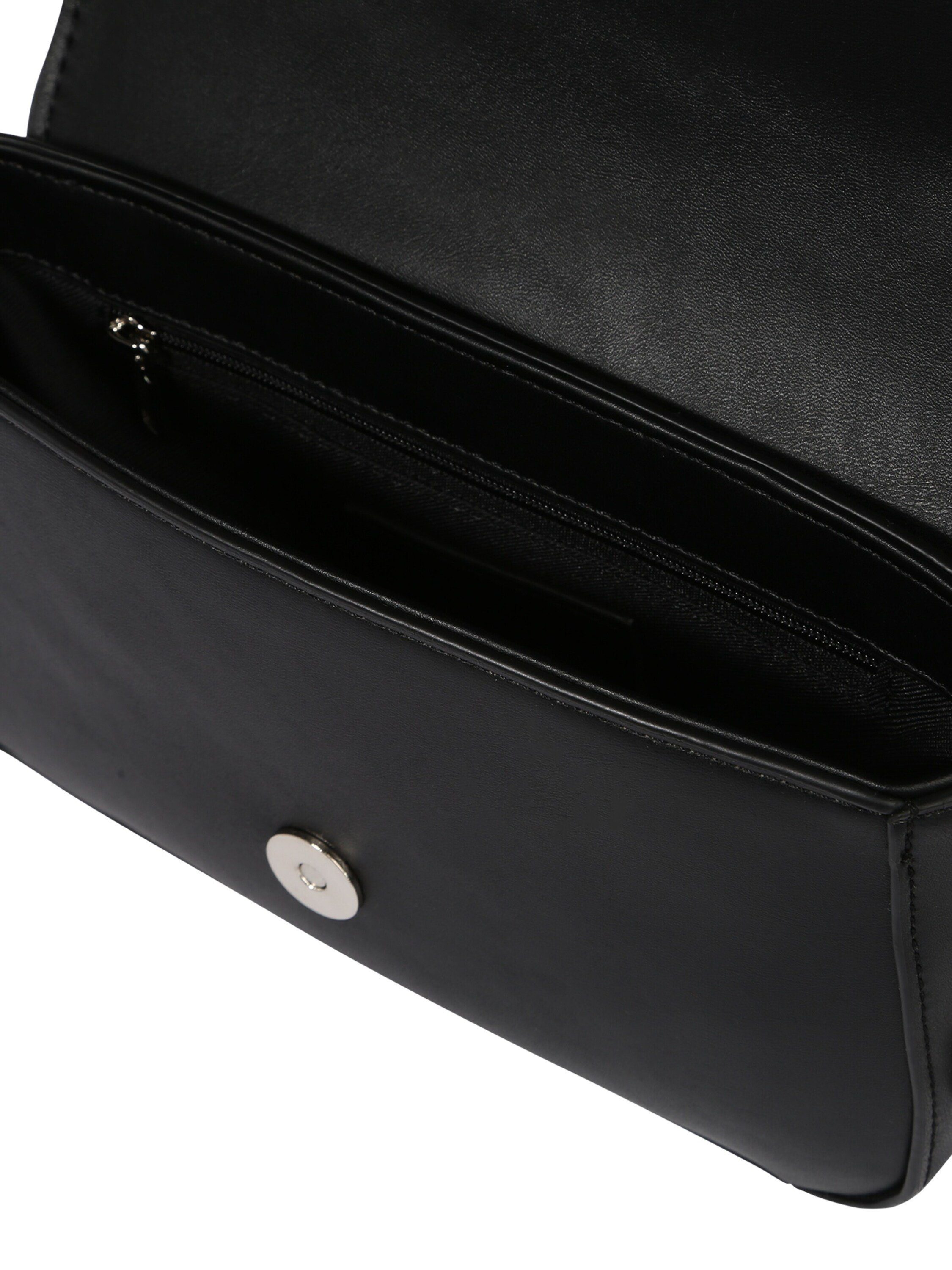 (1-tlg) Seidenfelt Handtasche Manufaktur Black