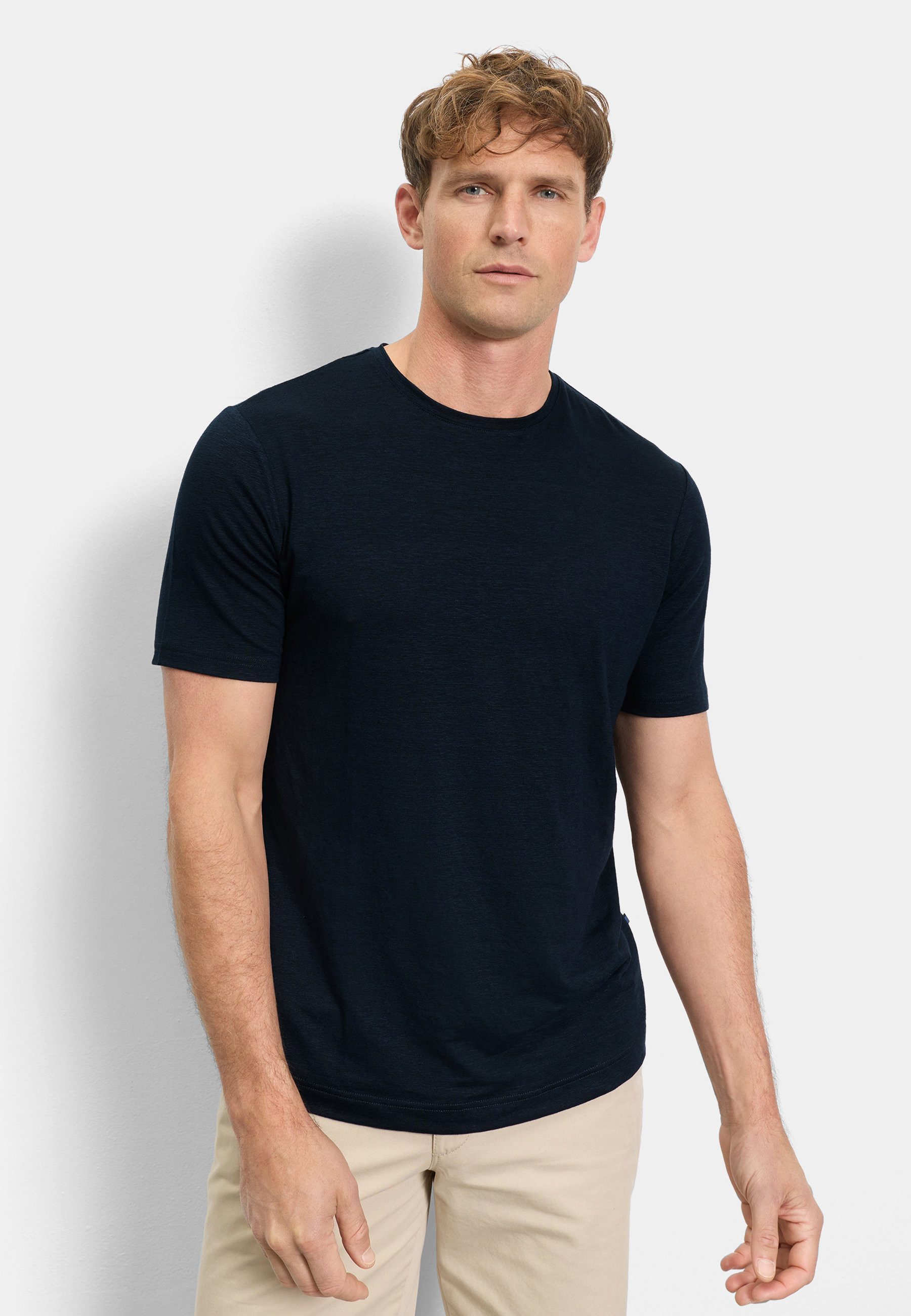 OLYMP T-Shirt OLYMP Casual Wirk, T-Shirt
