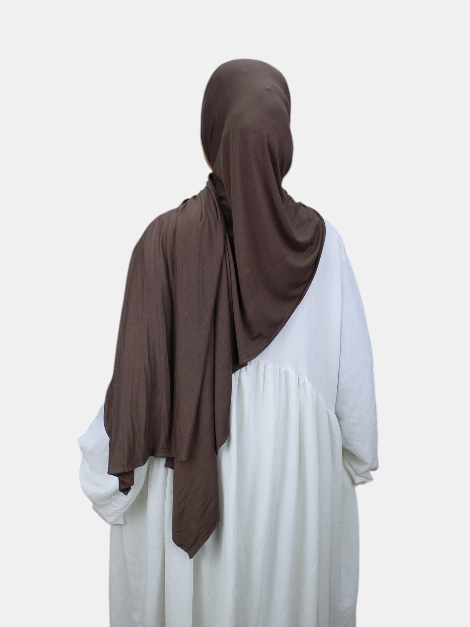 Aymasal Kopftuch XXL Jersey Luxury Hijab Kopftuch Scarf Schal Extra lang 190x80 Islam, Feinster Jersey Stoff, großzügige Maße ca. 190x80cm