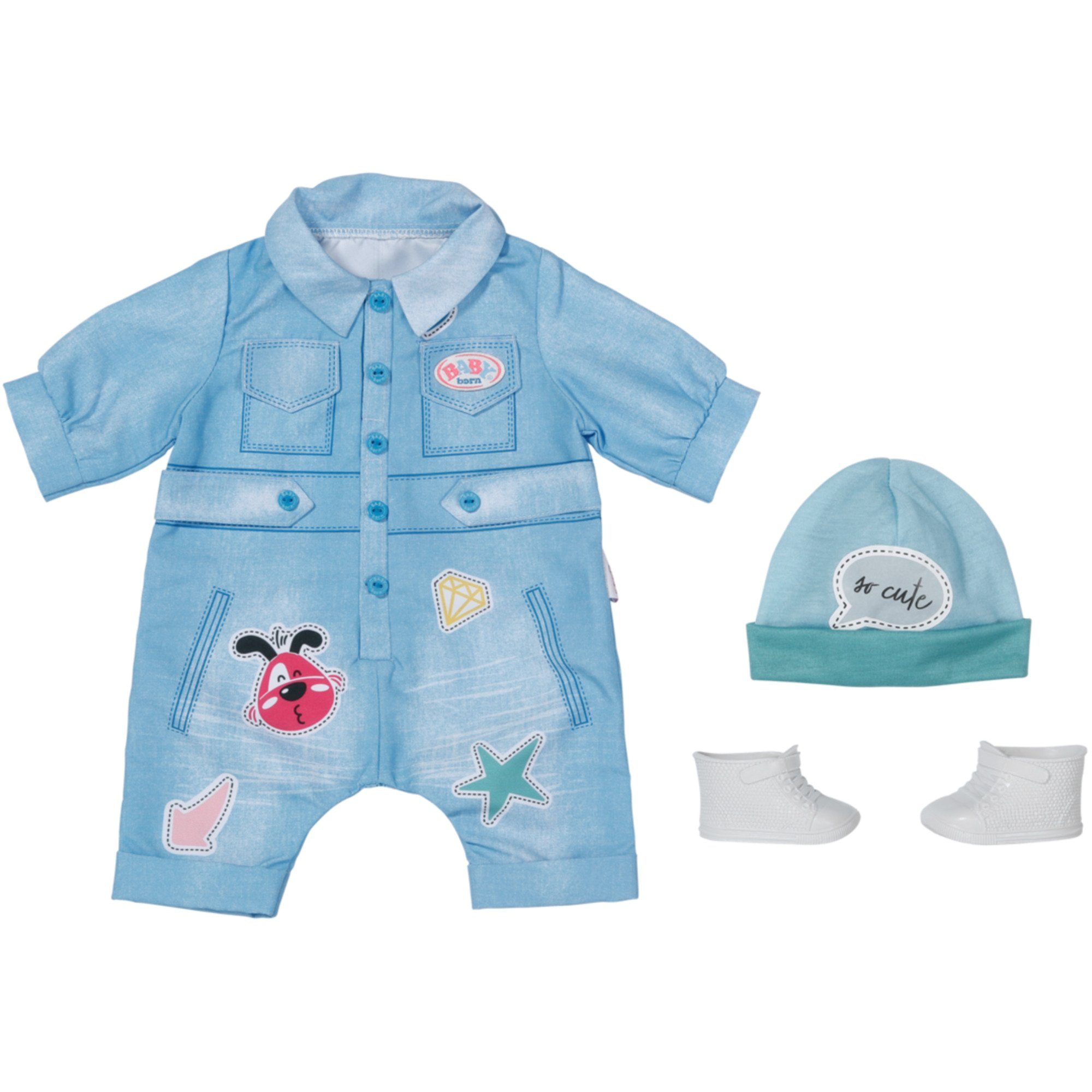 Zapf Creation® Babypuppe ZAPF Creation BABY born® Deluxe Jeans Overall
