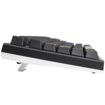 Ducky ONE 2 Backlit PBT MX-Blue RGB LED Gaming-Tastatur (schwarz, deutsches Layout QWERTZ, abnehmbares Kabel, USB Typ-A und Typ-C)