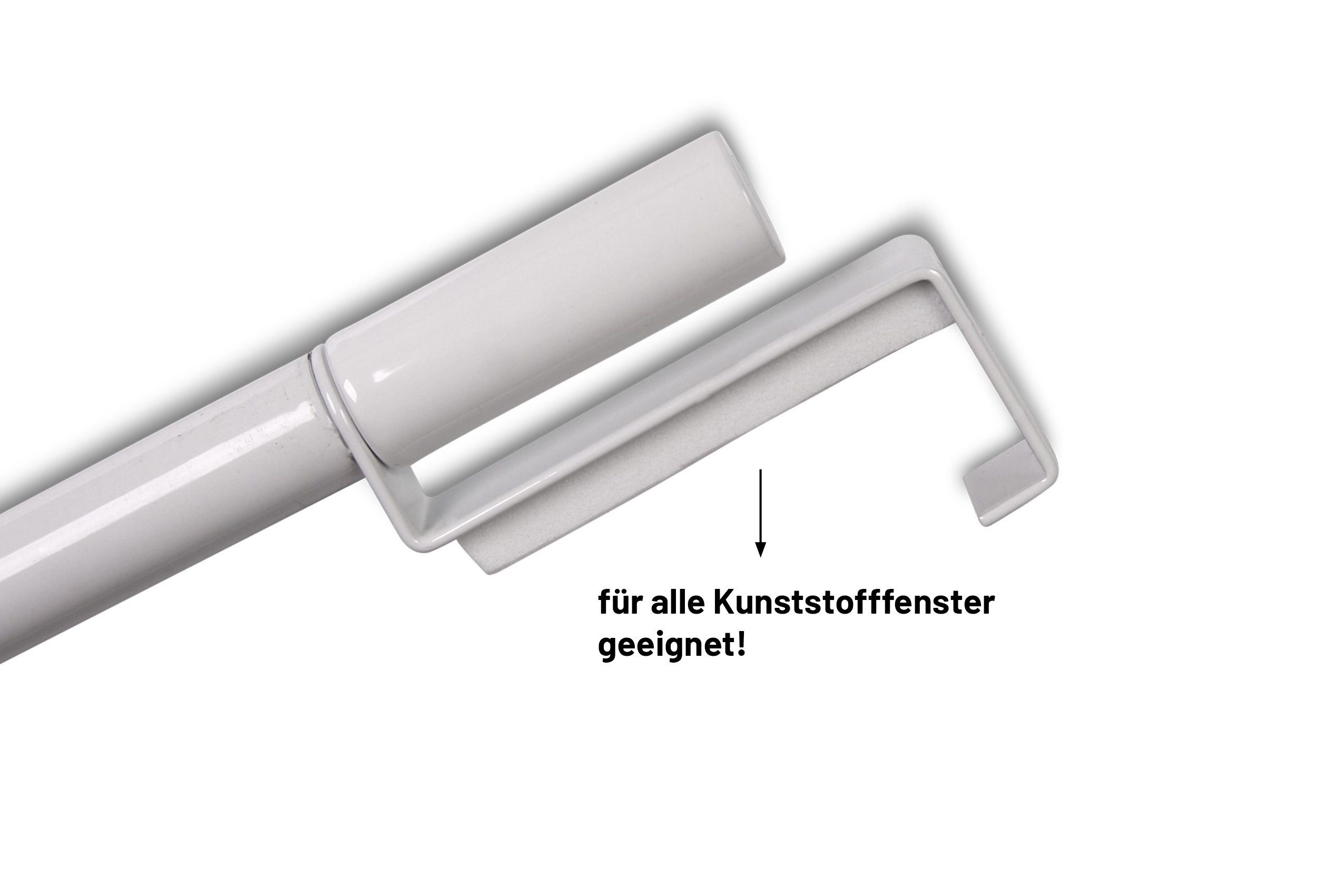 Deco-Raum Spannvitrage Gardinenstange für Fenster Spannstange auf den Fenst günstig online kaufen